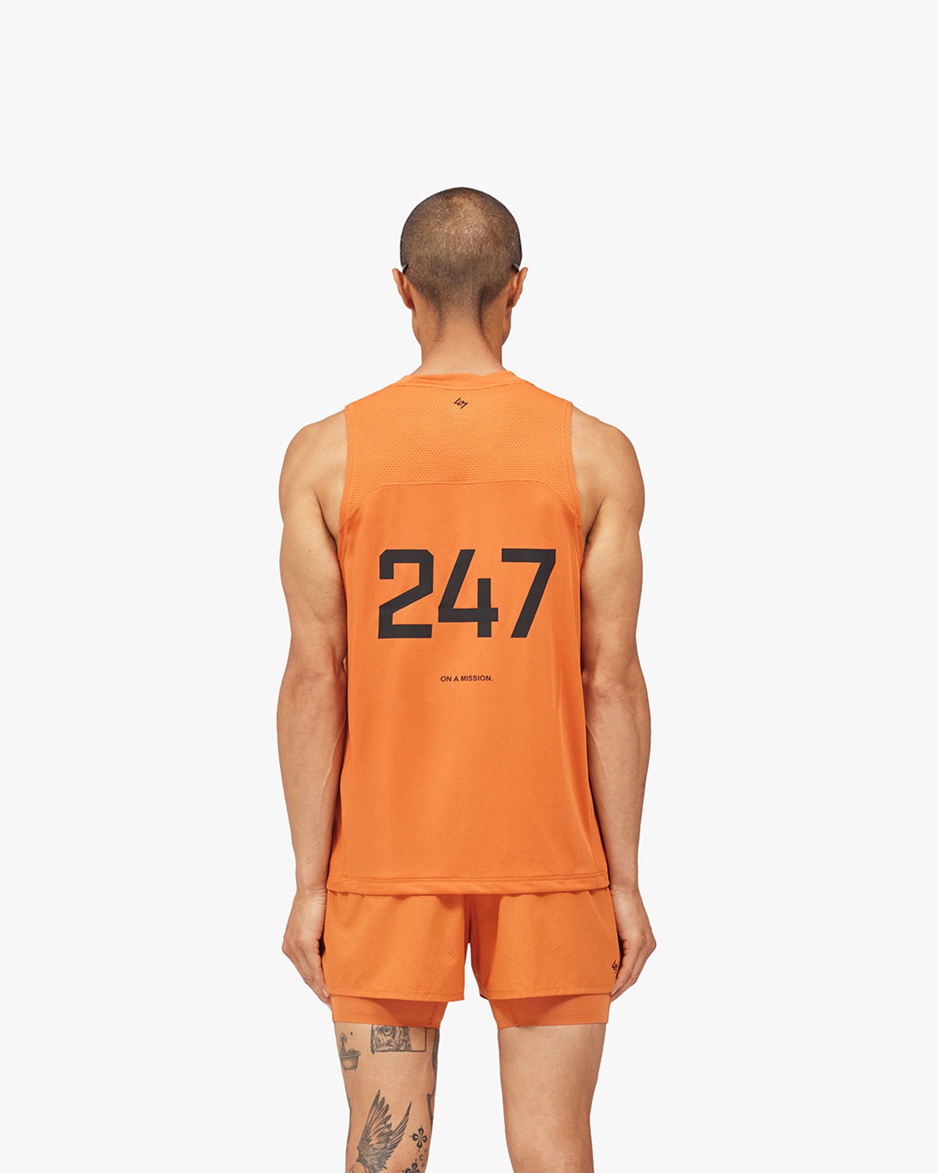 247 Numbers Vest - Ember