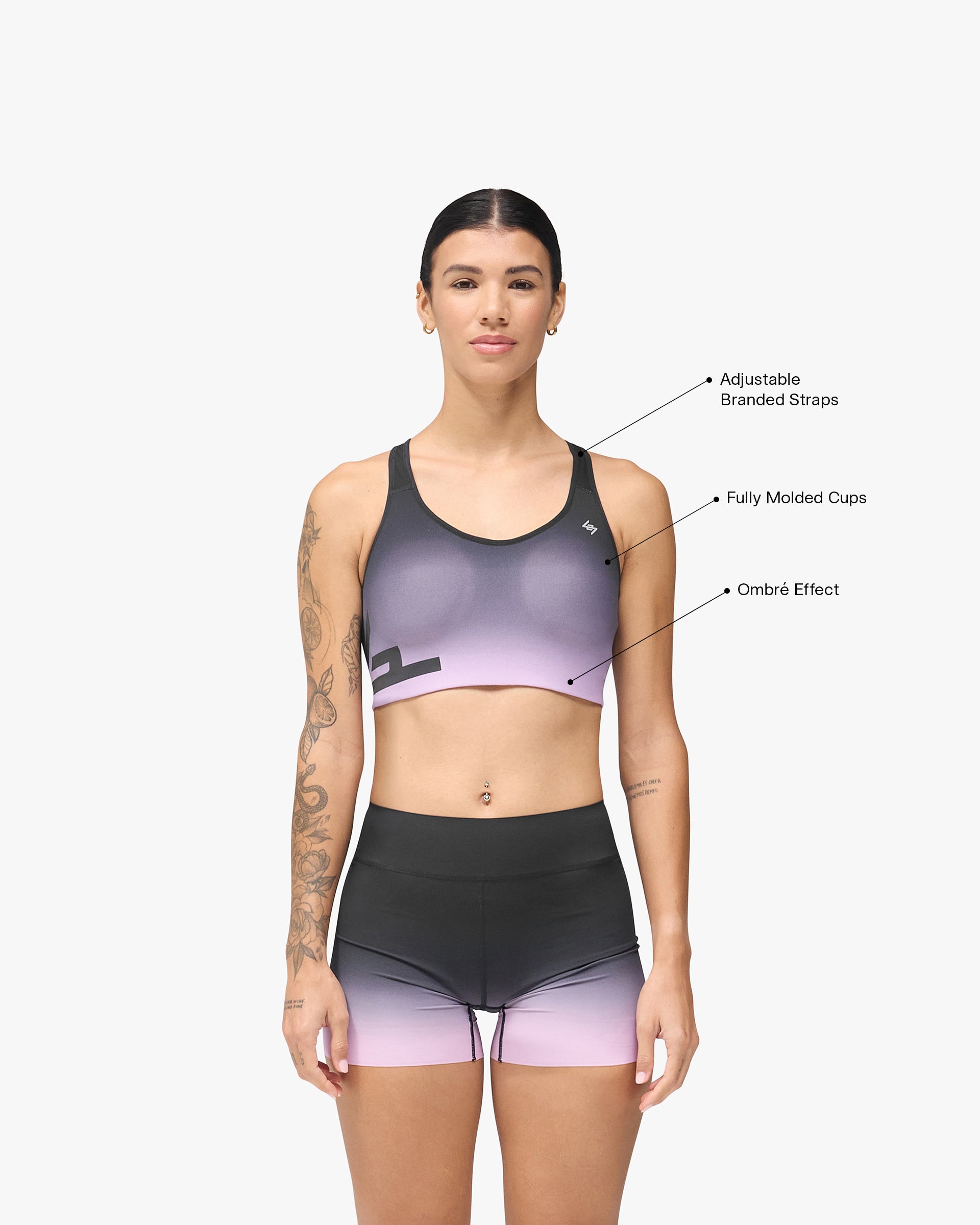 247 On A Mission High Support Sports Bra - 247 Ombre