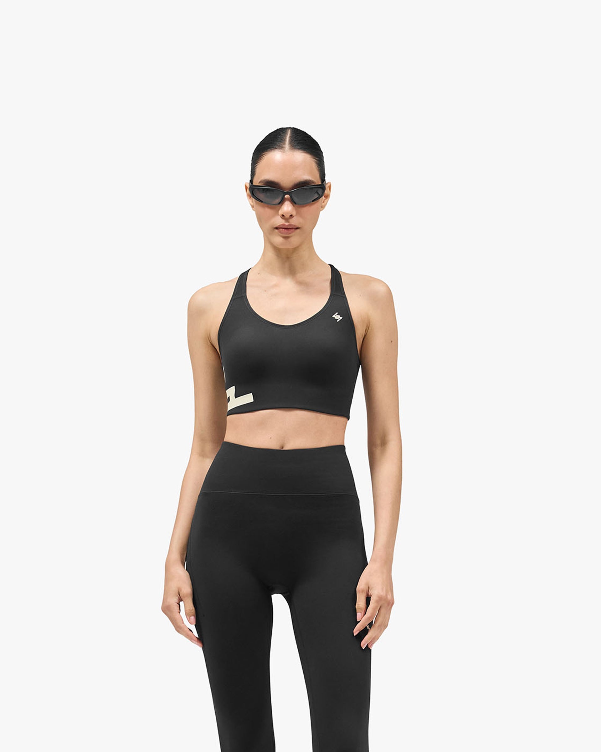 247 On A Mission High Support Sports Bra - Jet Black