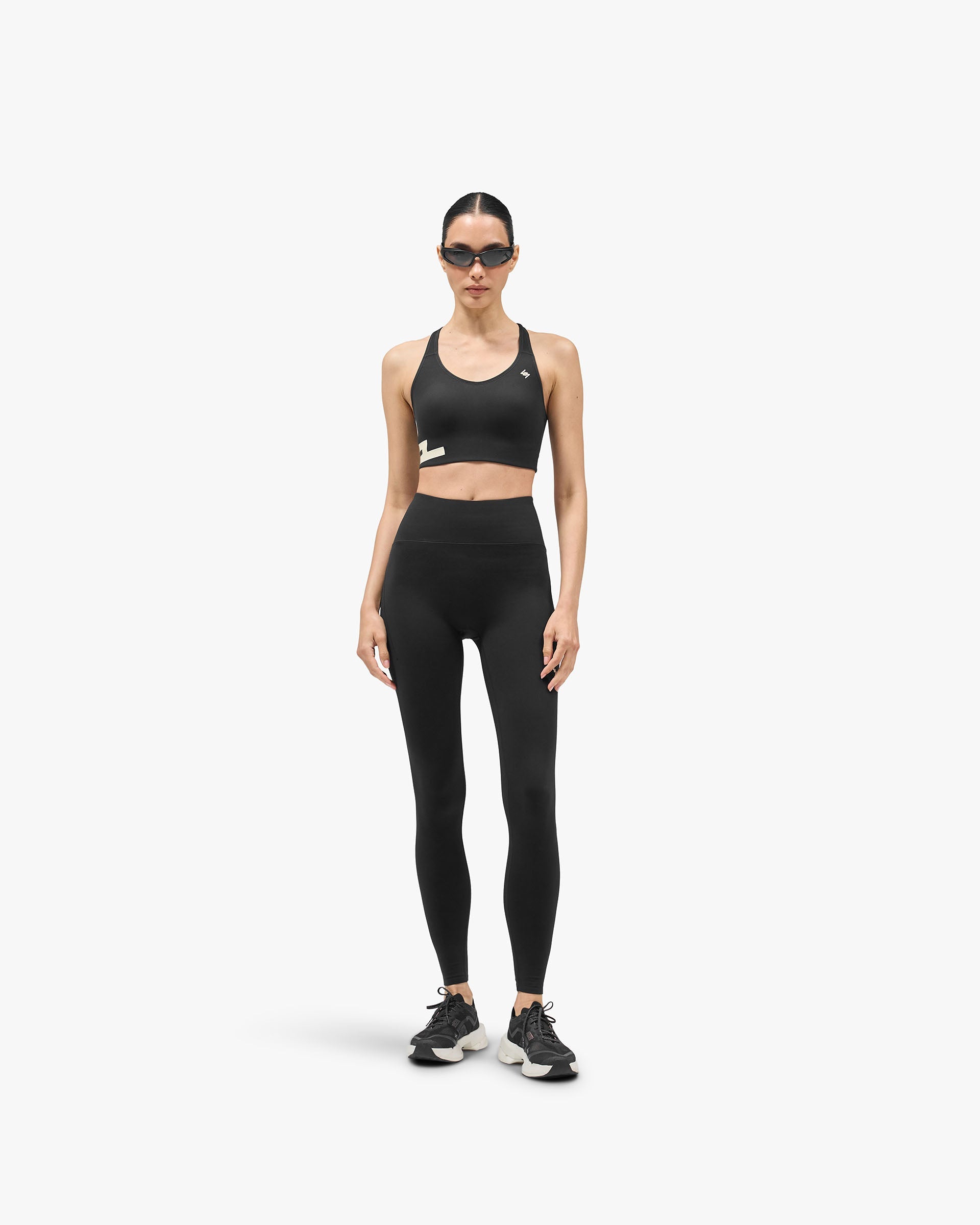 247 On A Mission High Support Sports Bra - Jet Black
