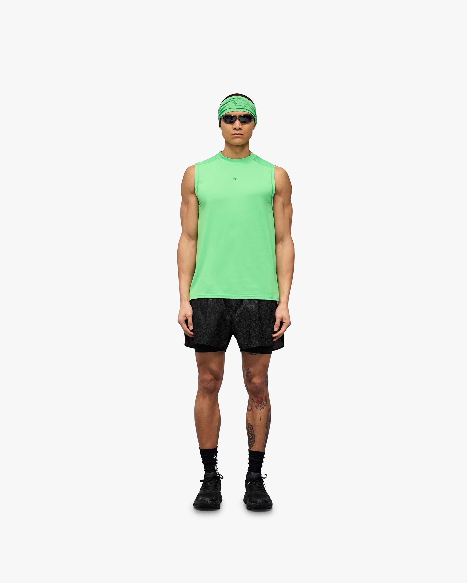 247 Contour Run Tank - Vert Vitesse