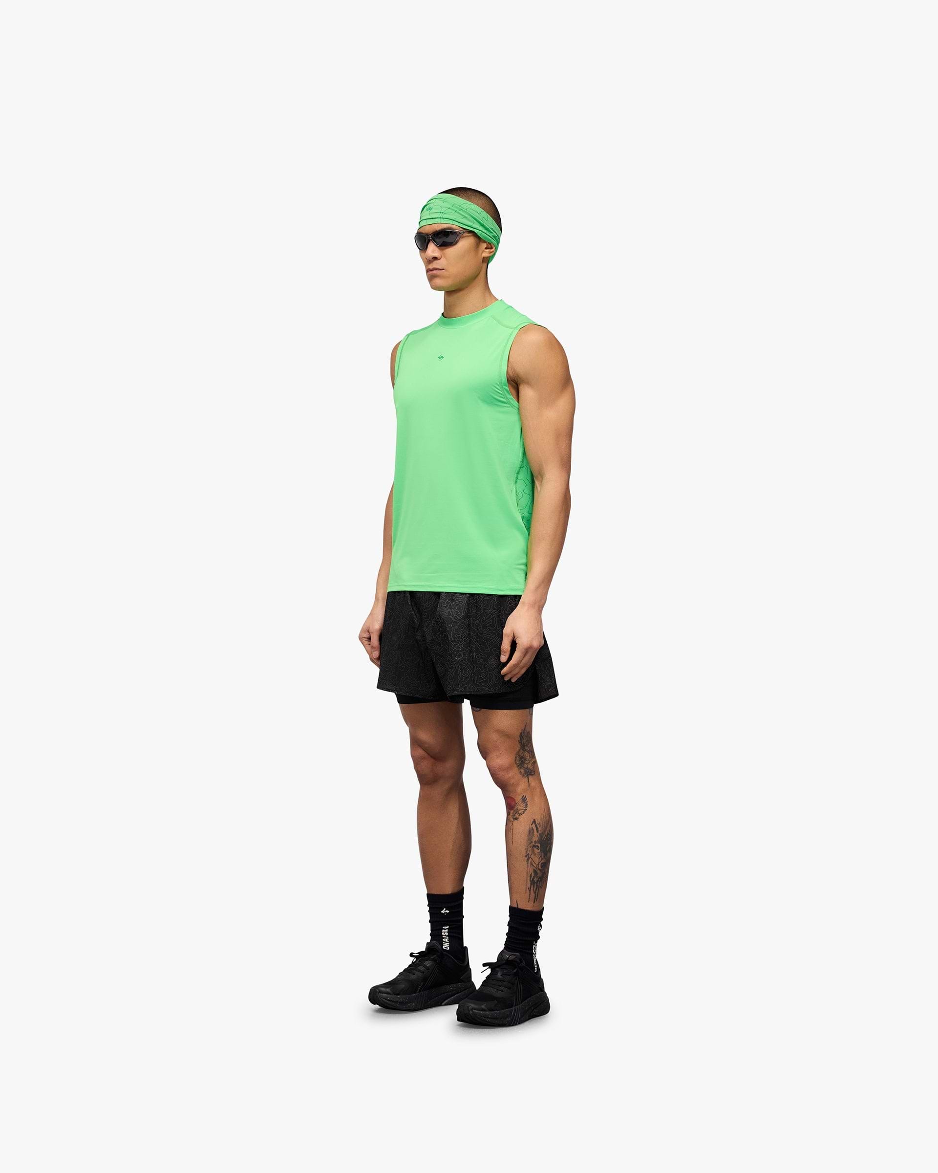 247 Contour Run Tank - Vert Vitesse