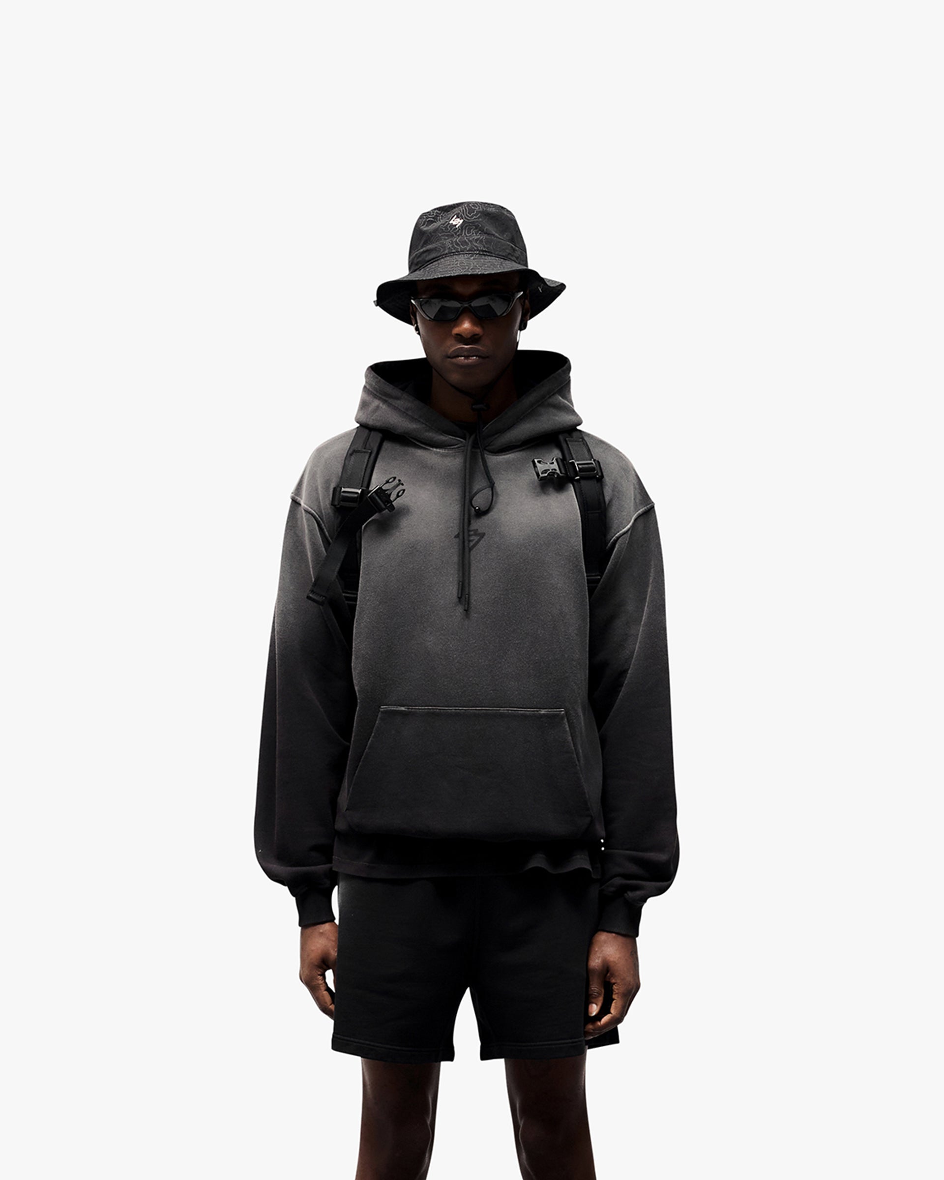 247 Motion Oversized Hoodie - Negro