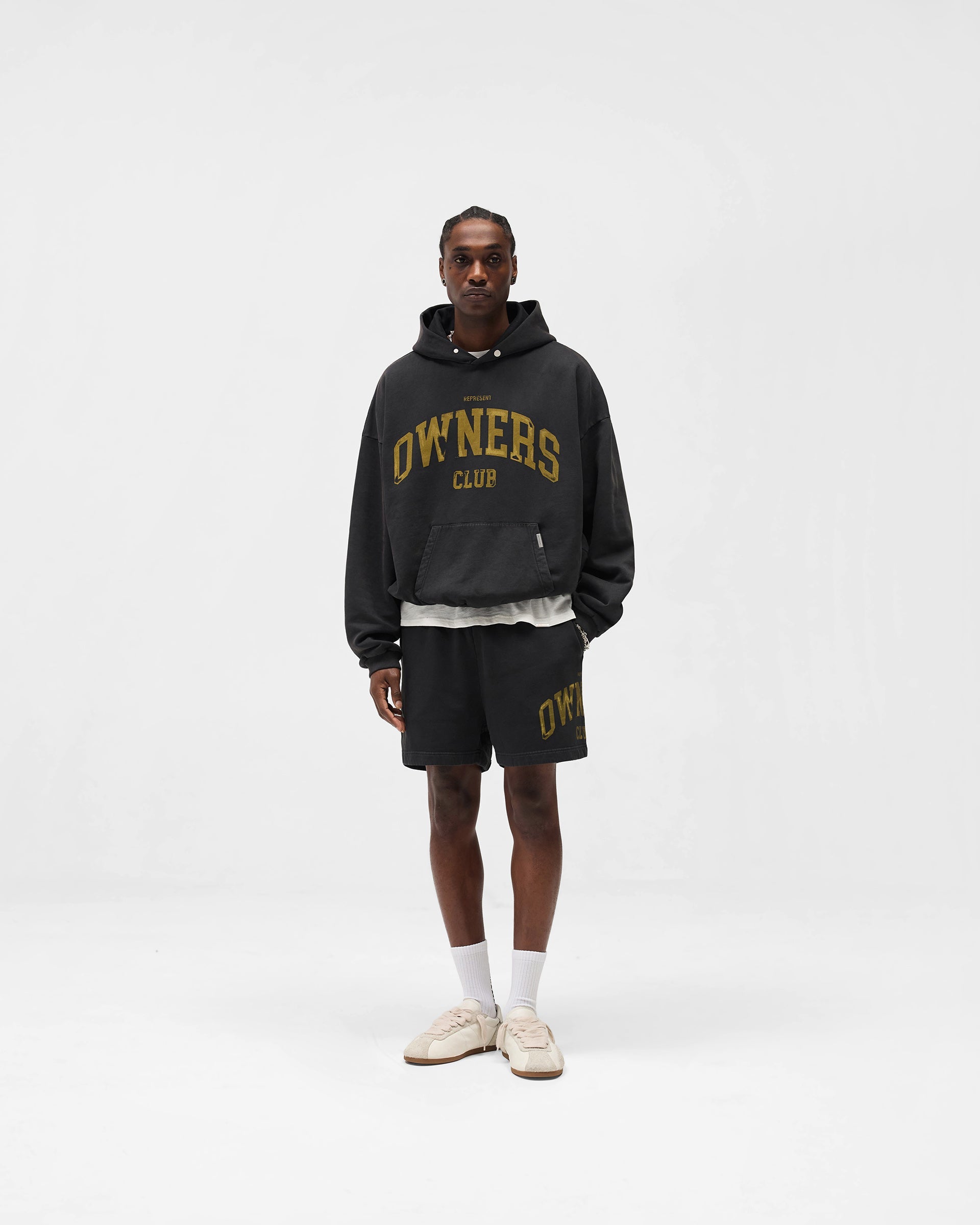 Represent Owners Club Shorts - Faded Black