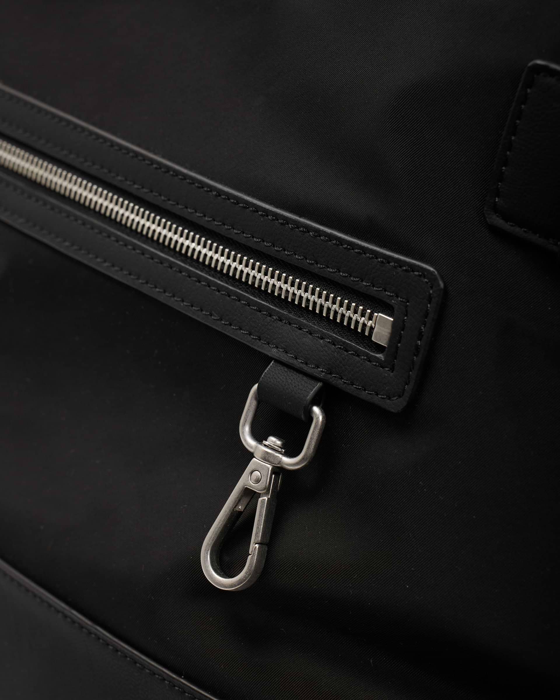 Oversized Nylon Carry Bag - Black