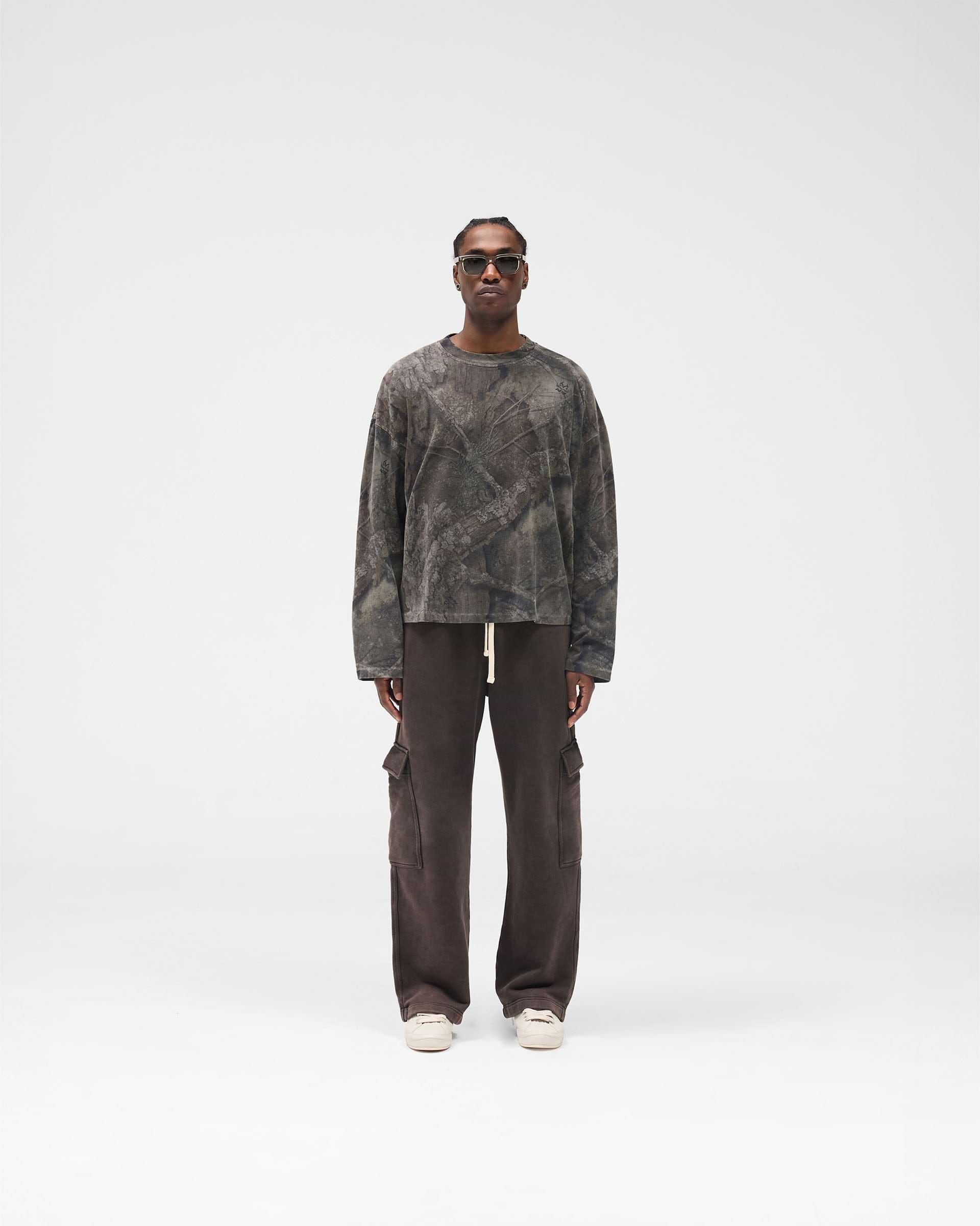Initial Overdye Realtree® Long Sleeve T-Shirt - Overdyed Black