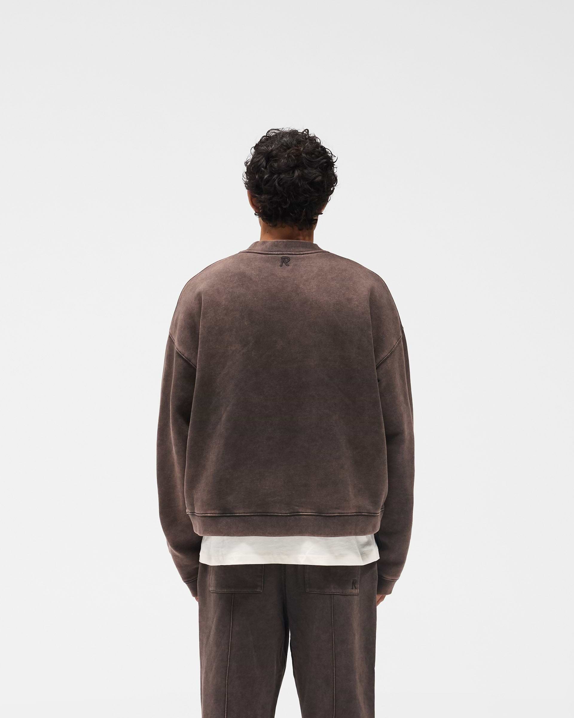 Initial Boxy Sweater - Coffee