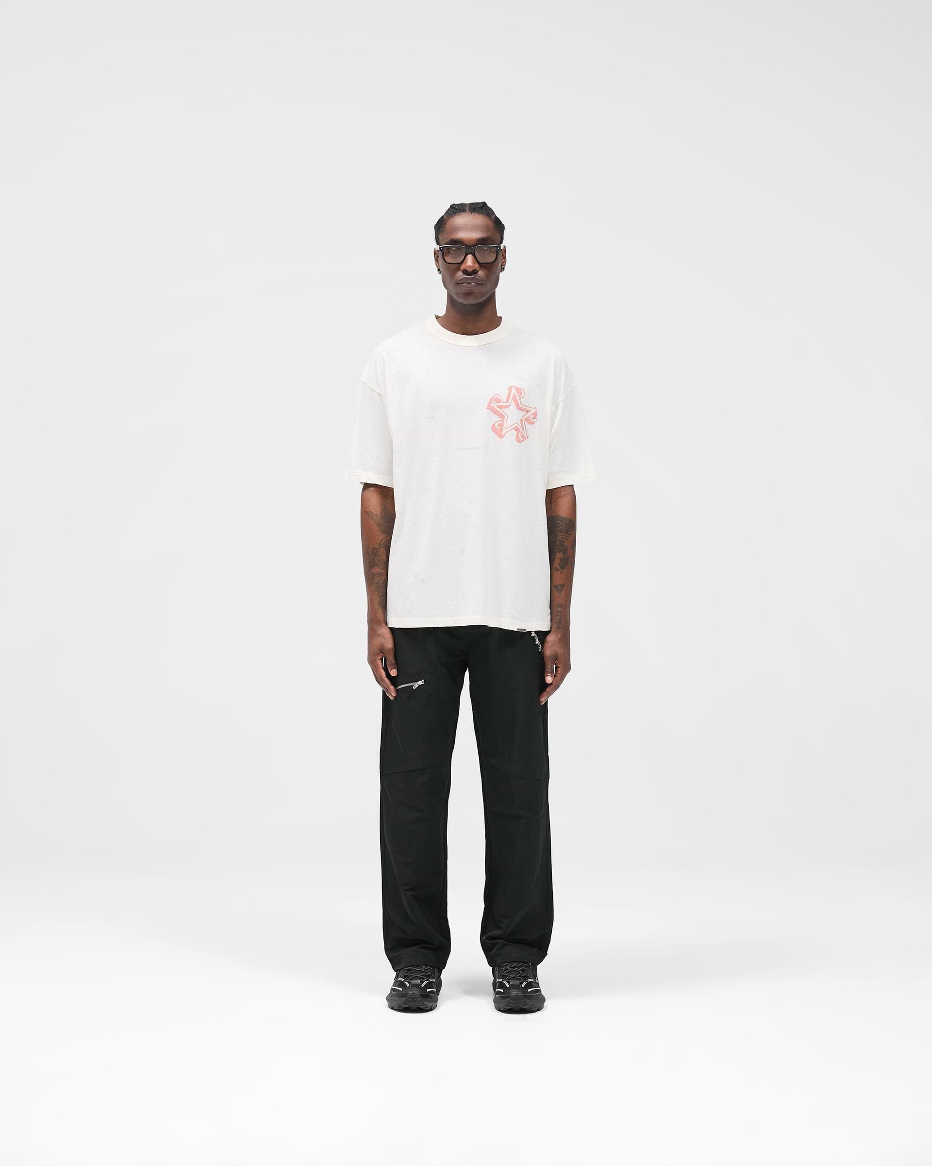 Initial Star T-Shirt - Flat White