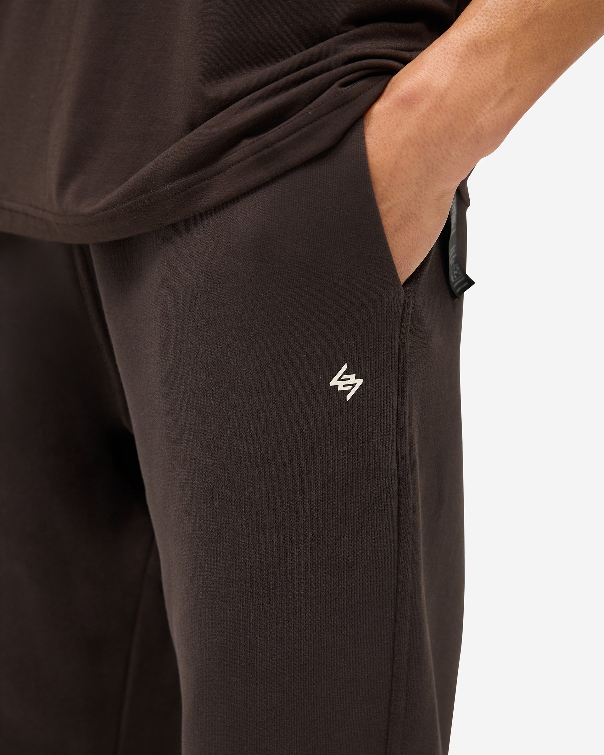 247 Straight Leg Jogger - Chocolate