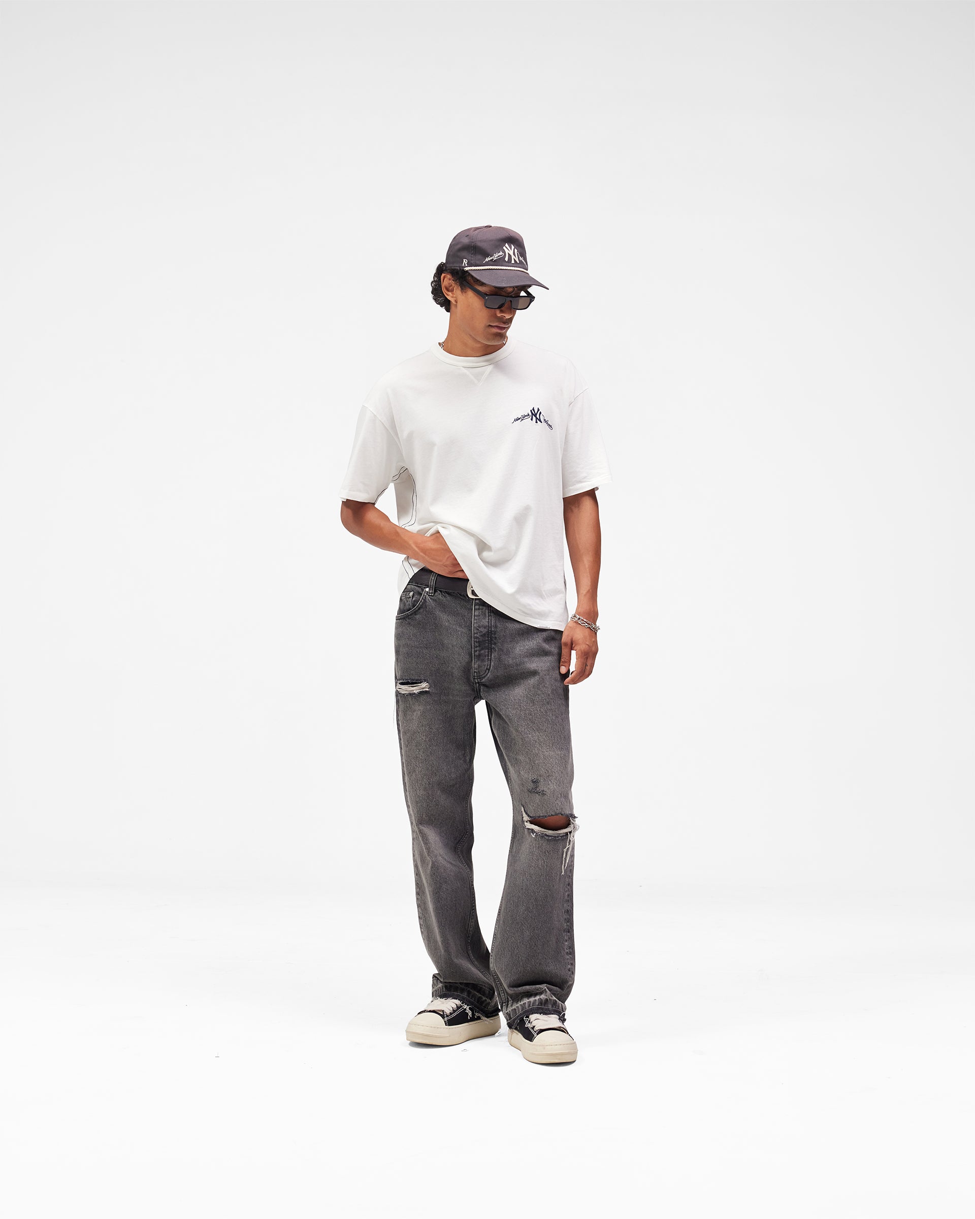 New York Yankees x Represent T-Shirt - Flat White