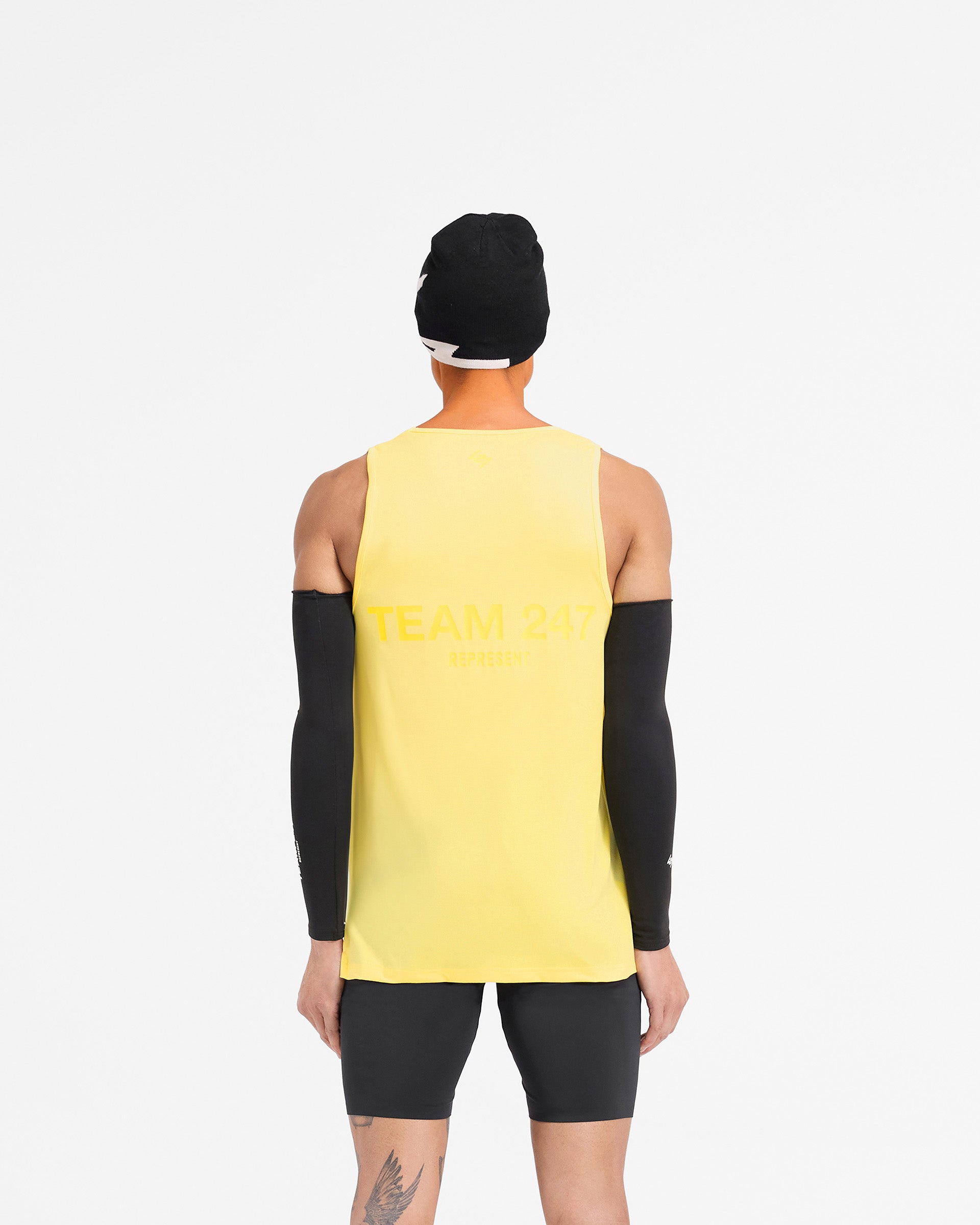 Team 247 Run Vest - Zitronengelb