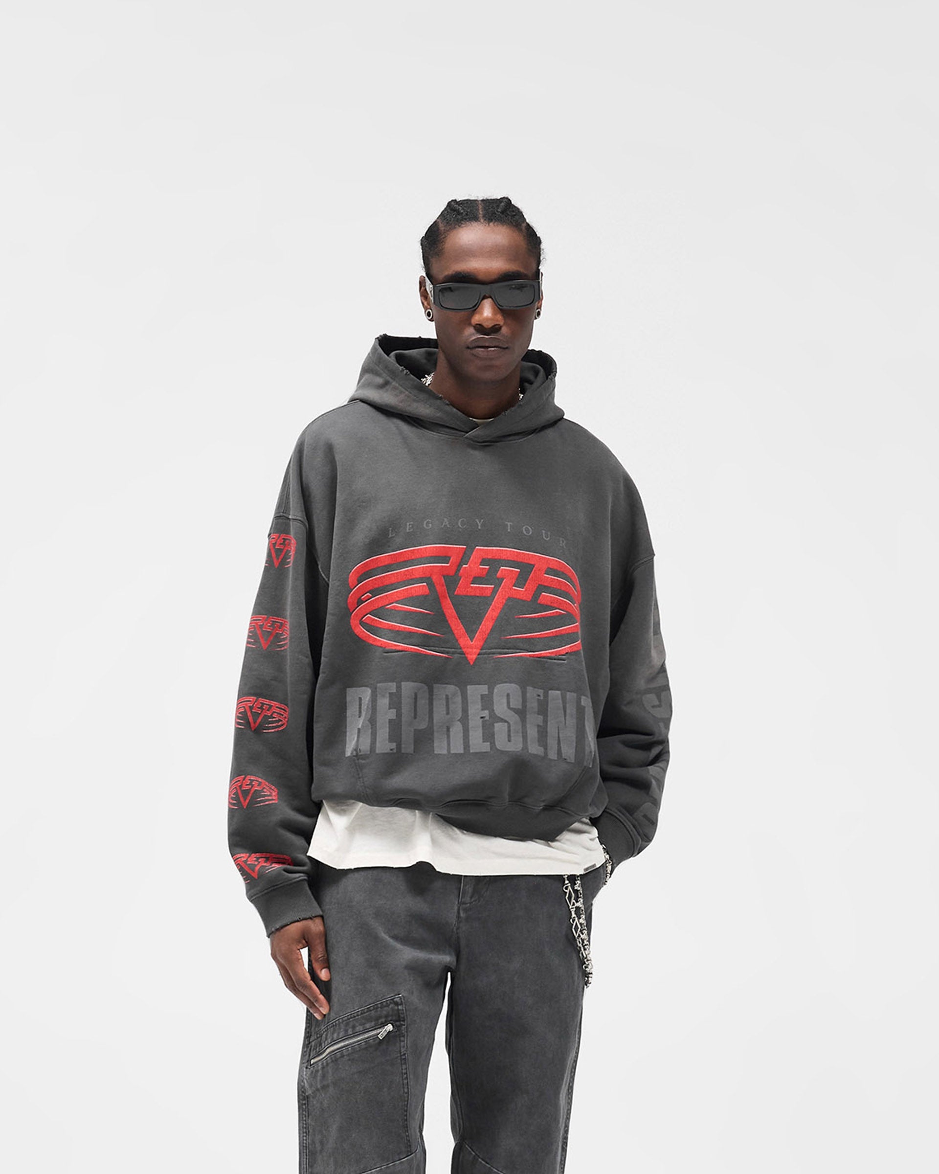 Reversible Living Legacy Tour Hoodie - Sun Fade Grey