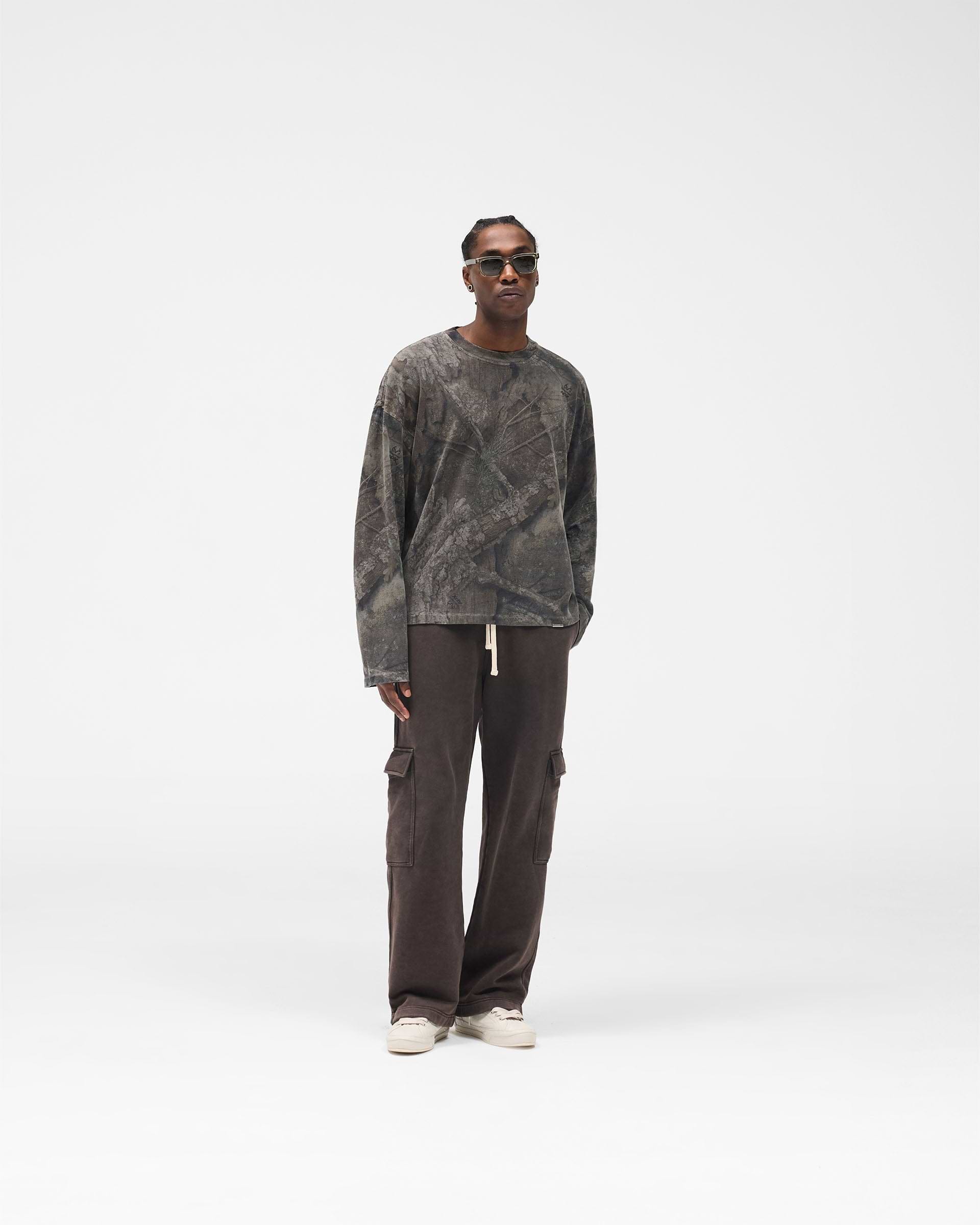 Initial Overdye Realtree® Long Sleeve T-Shirt - Overdyed Black