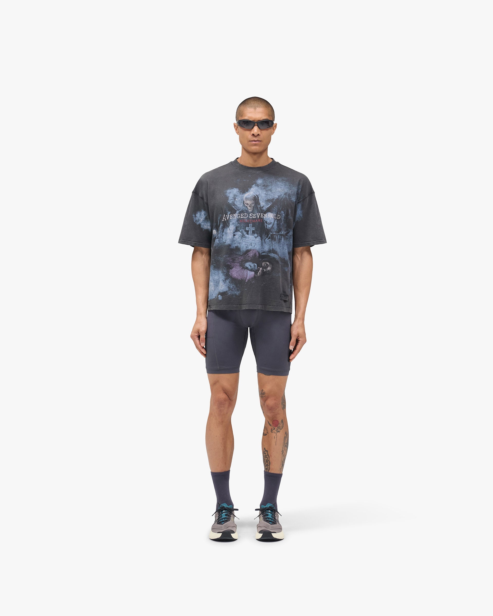 247 x Avenged Sevenfold Nightmare T-Shirt - Aged Black