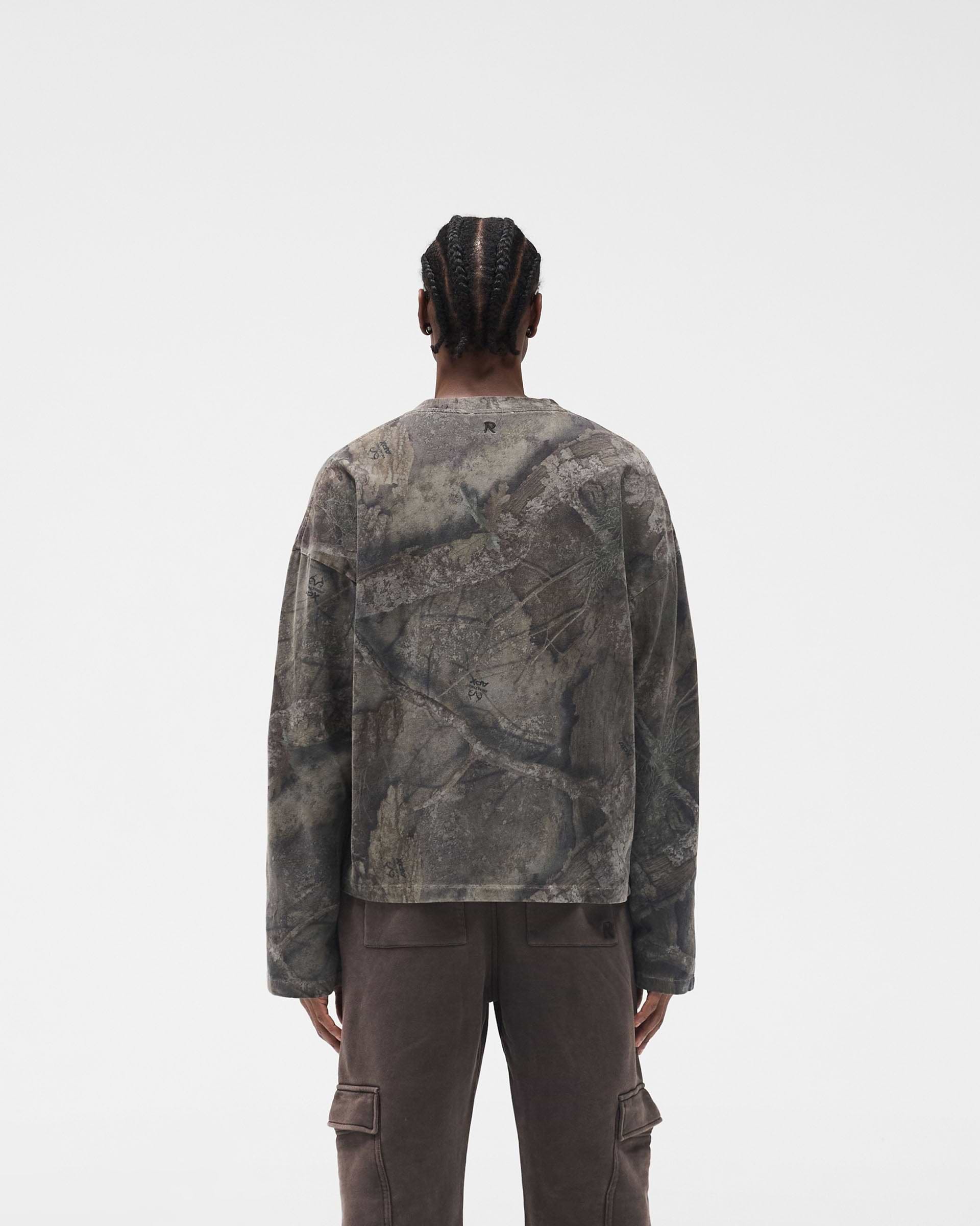 Initial Overdye Realtree® Long Sleeve T-Shirt - Overdyed Black