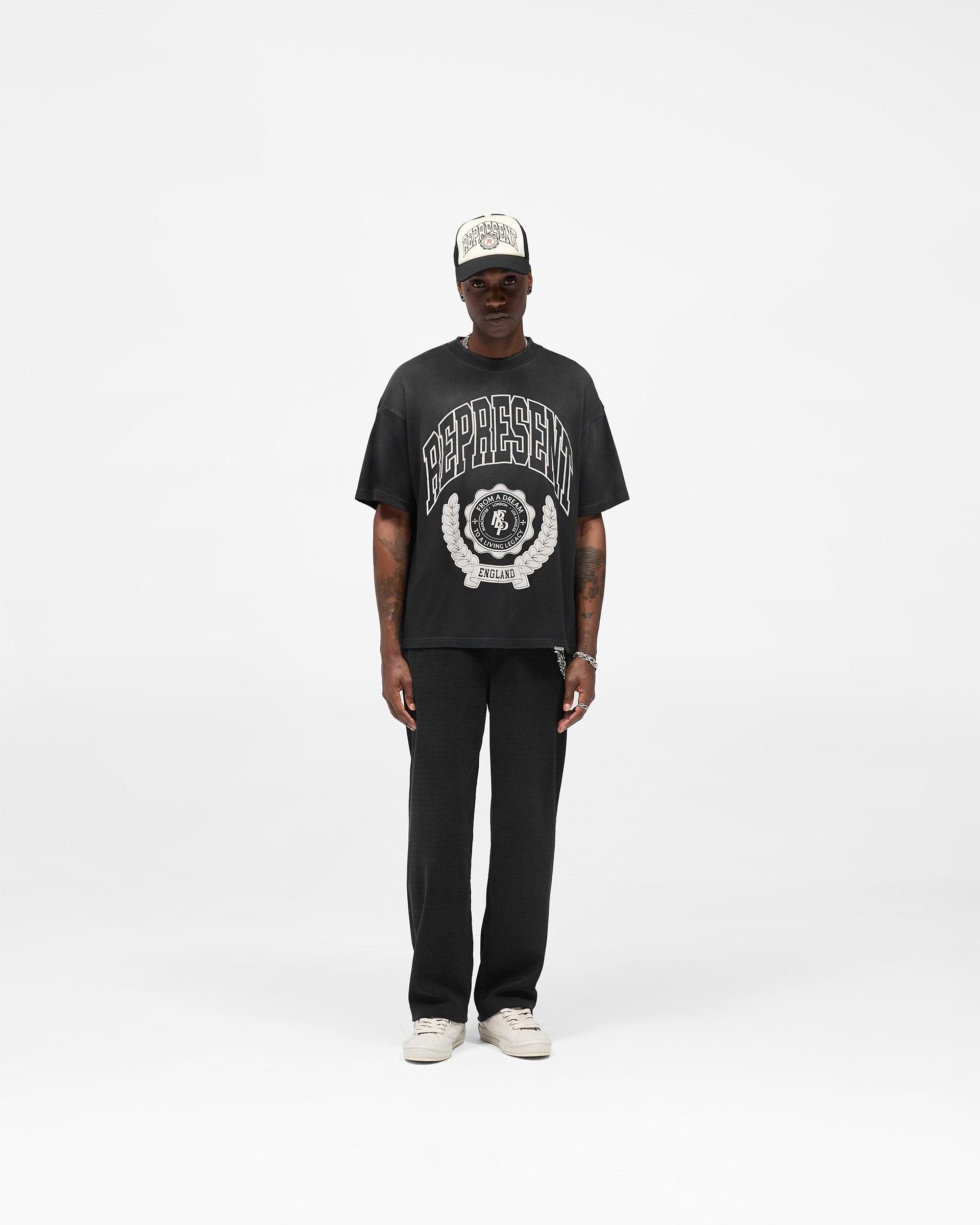Legacy Crest T-Shirt - Stained Black