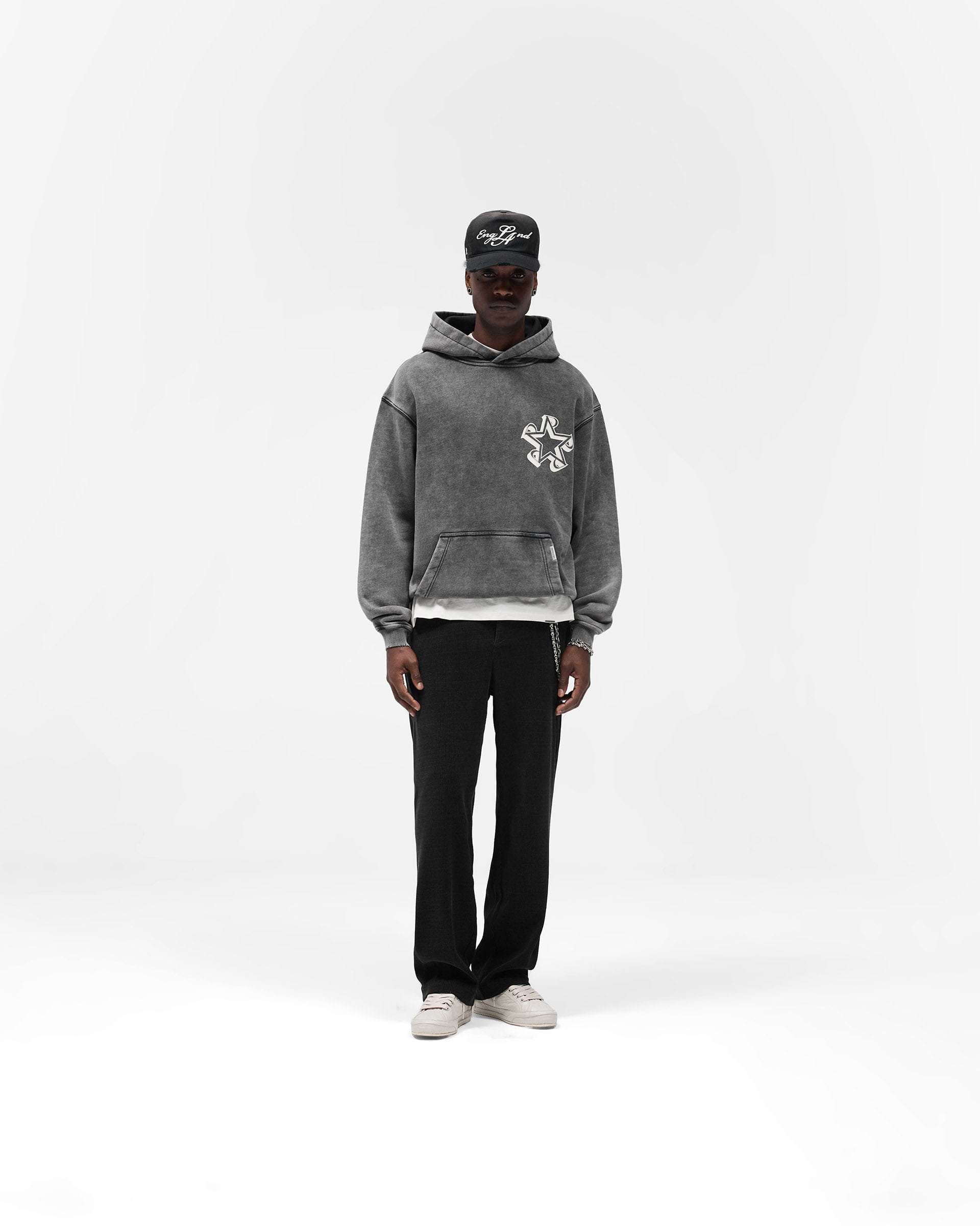 Ribbed Hybrid Pant - Washed Black