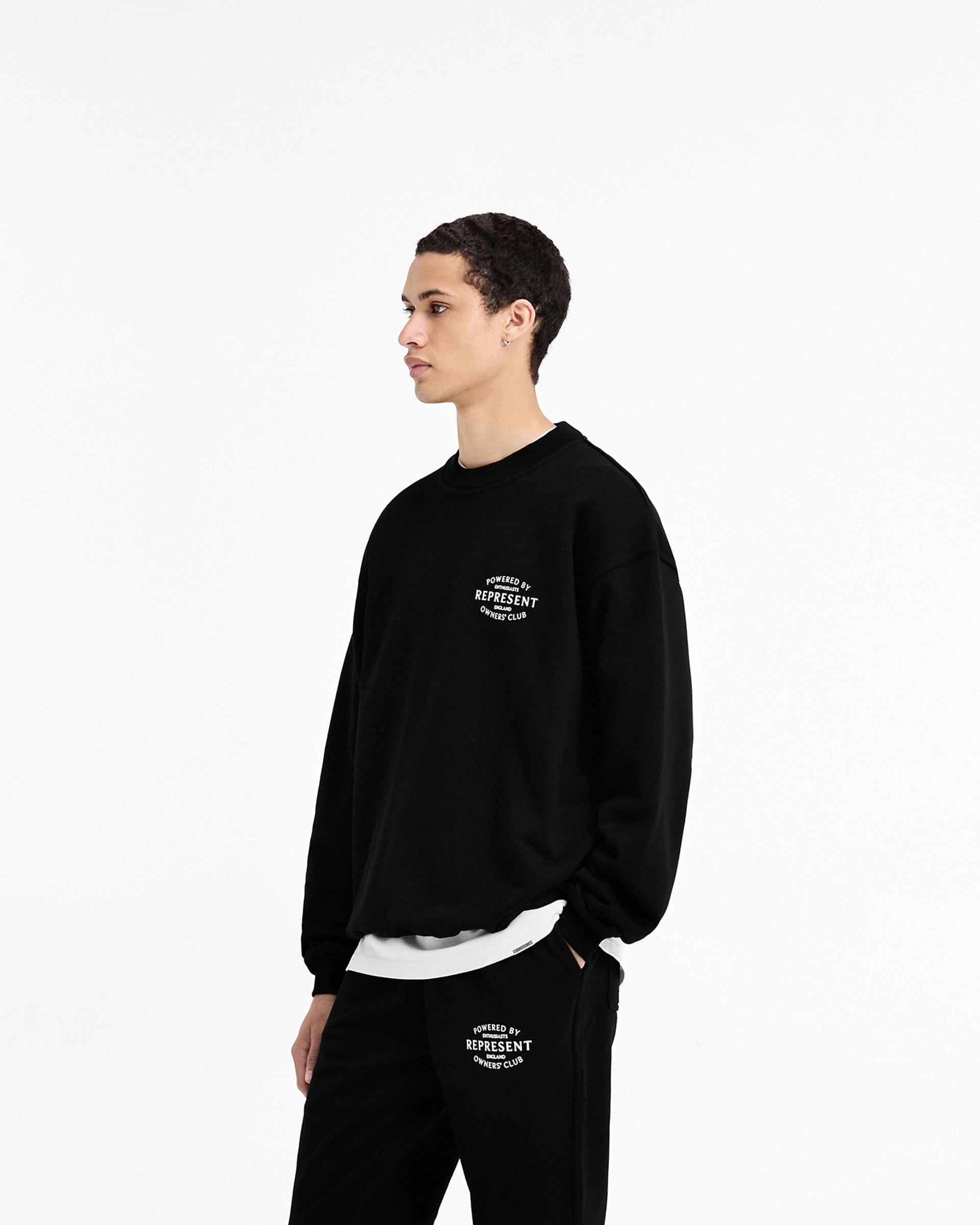Represent Owners Club Stamp Sweater - Tiefschwarz