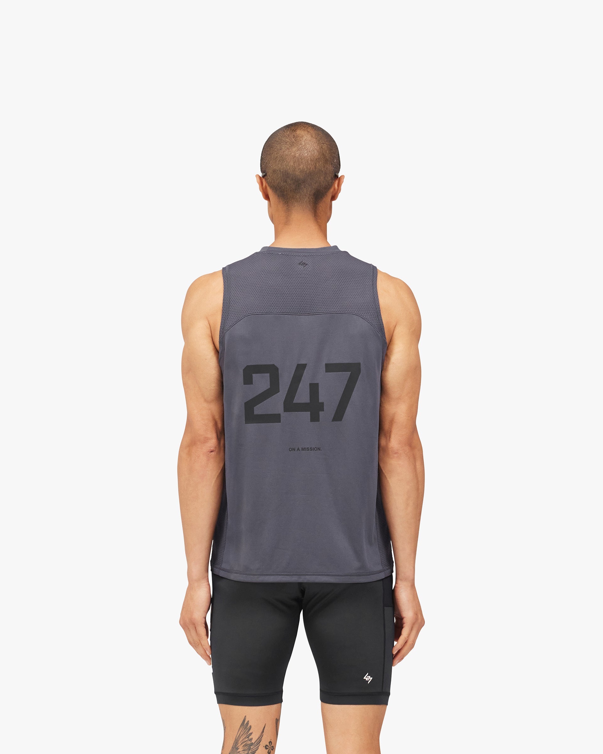247 Numbers Vest - Graphene