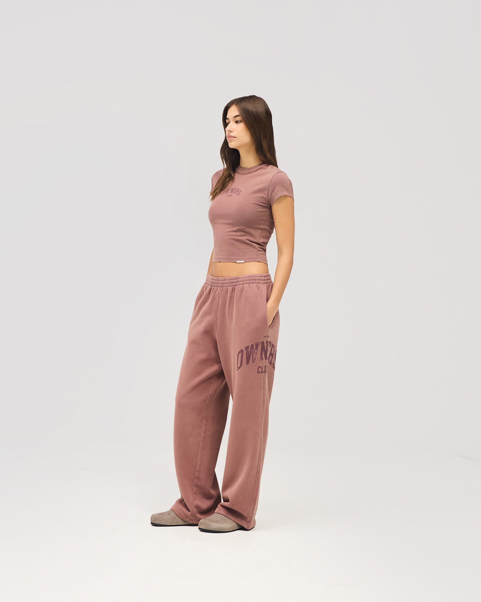 Represent Owners Club Sweatpant - Smoked Rose