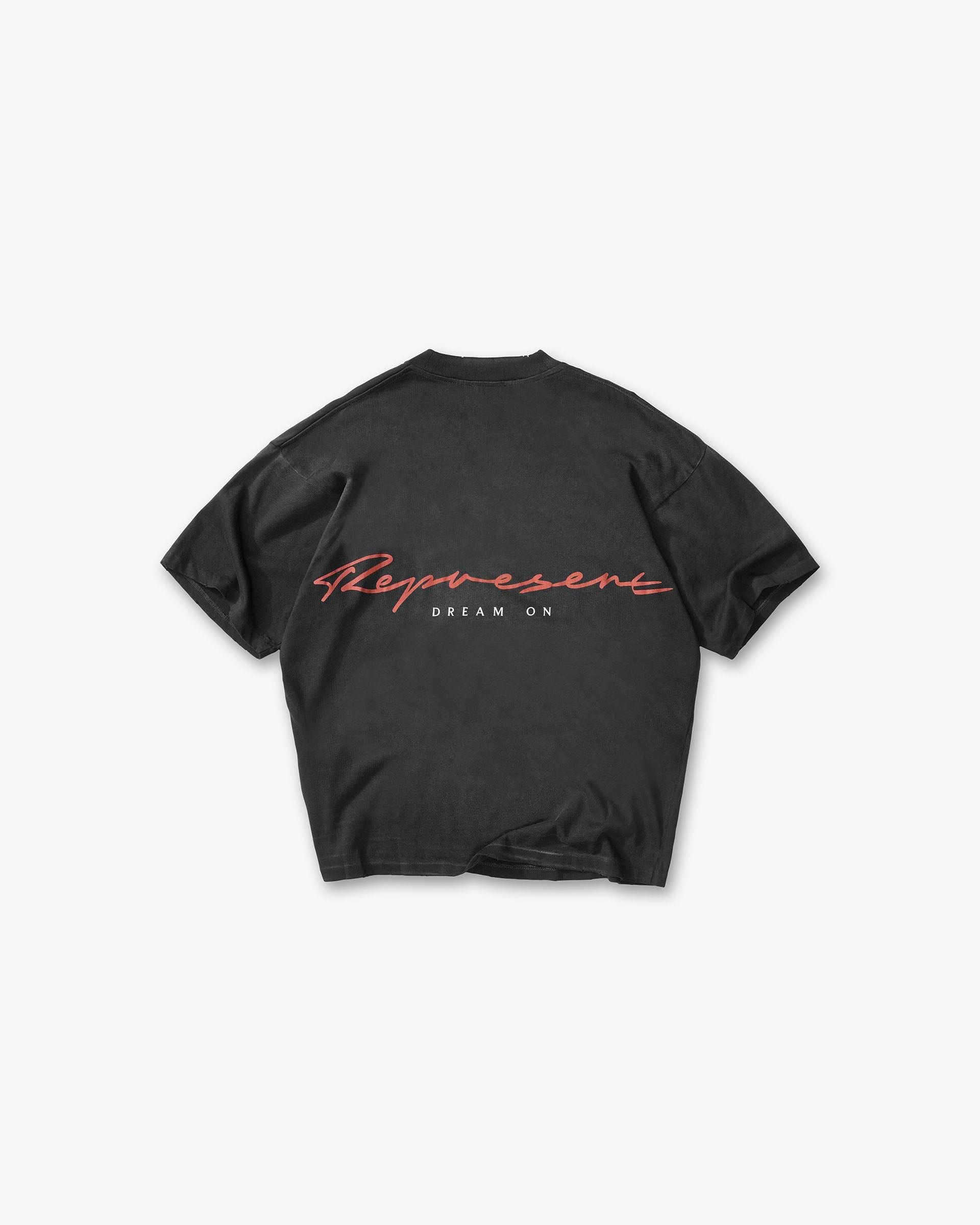 Chrome Flight T-Shirt - Stained Black