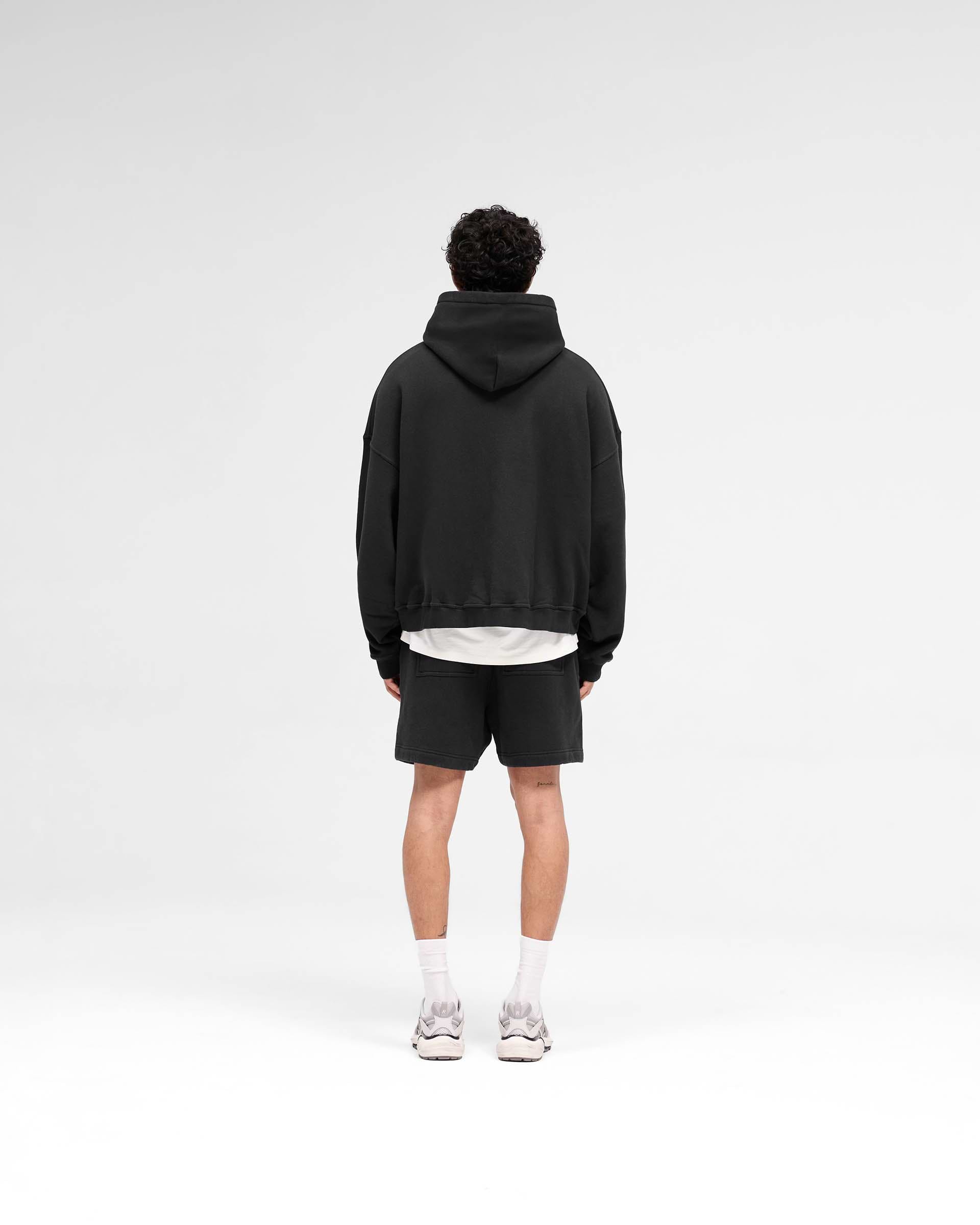Rep Applique Hoodie - Offenschwarz