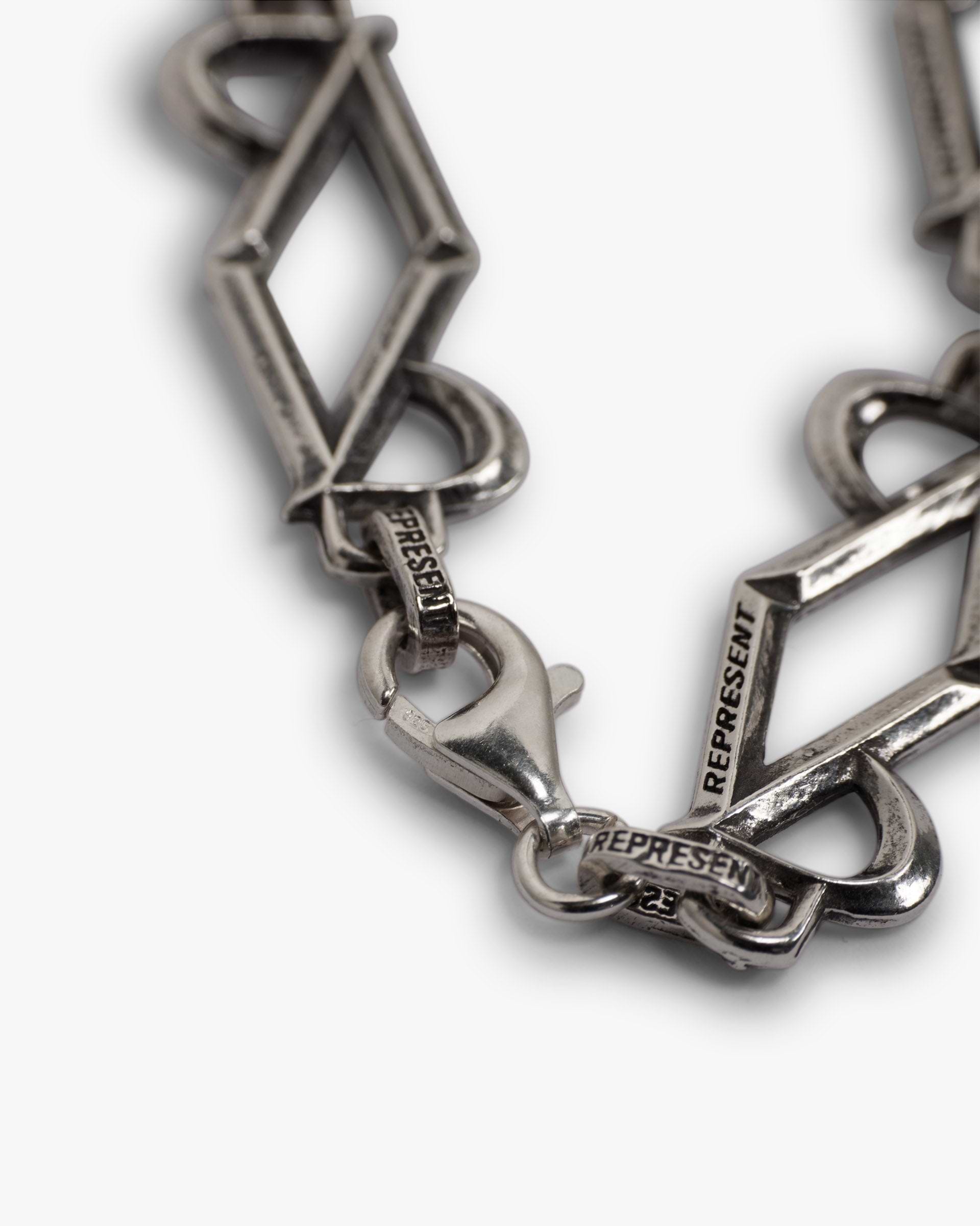 Initial Trouser Chain - Silver