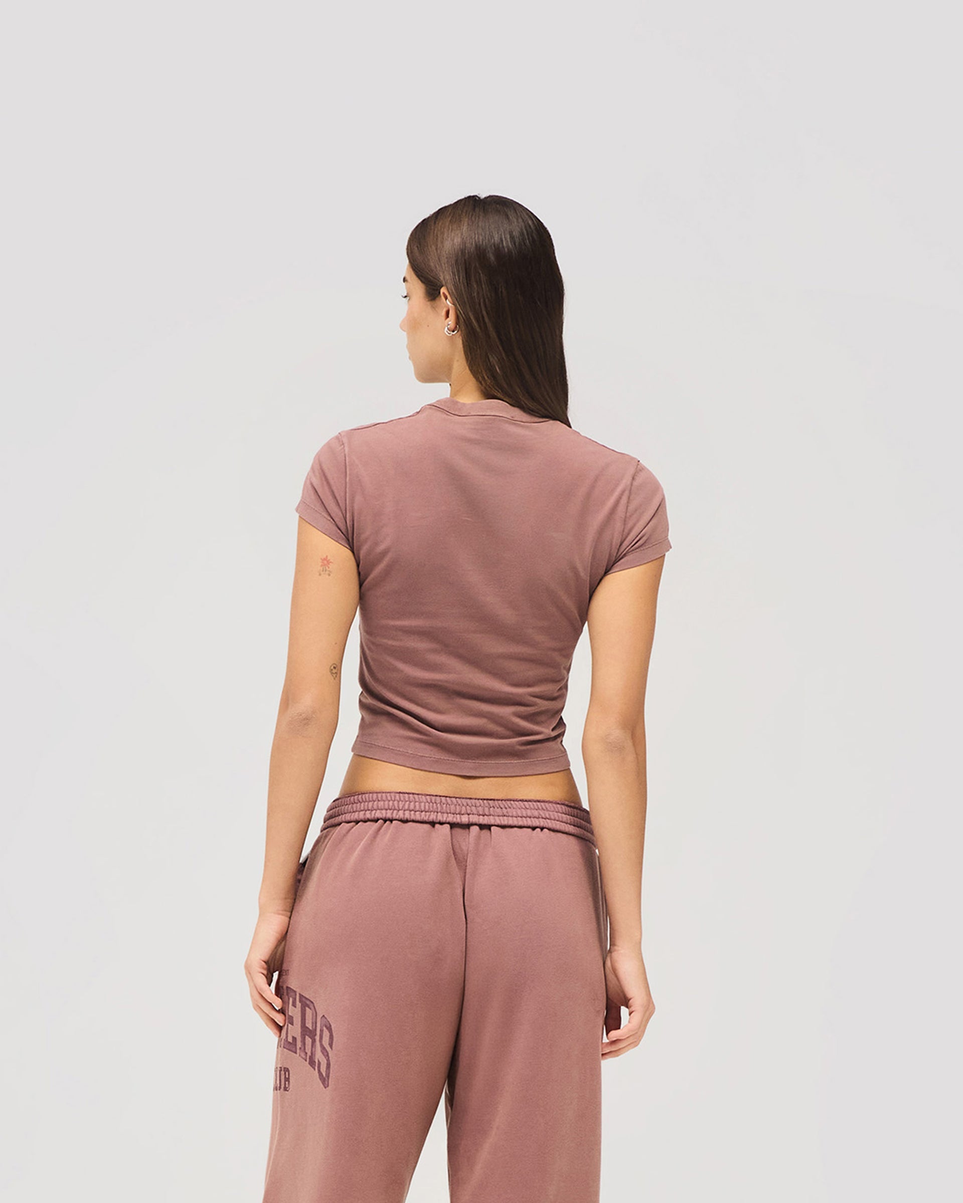 Represent Owners Club Baby Tee - Smoked Rose