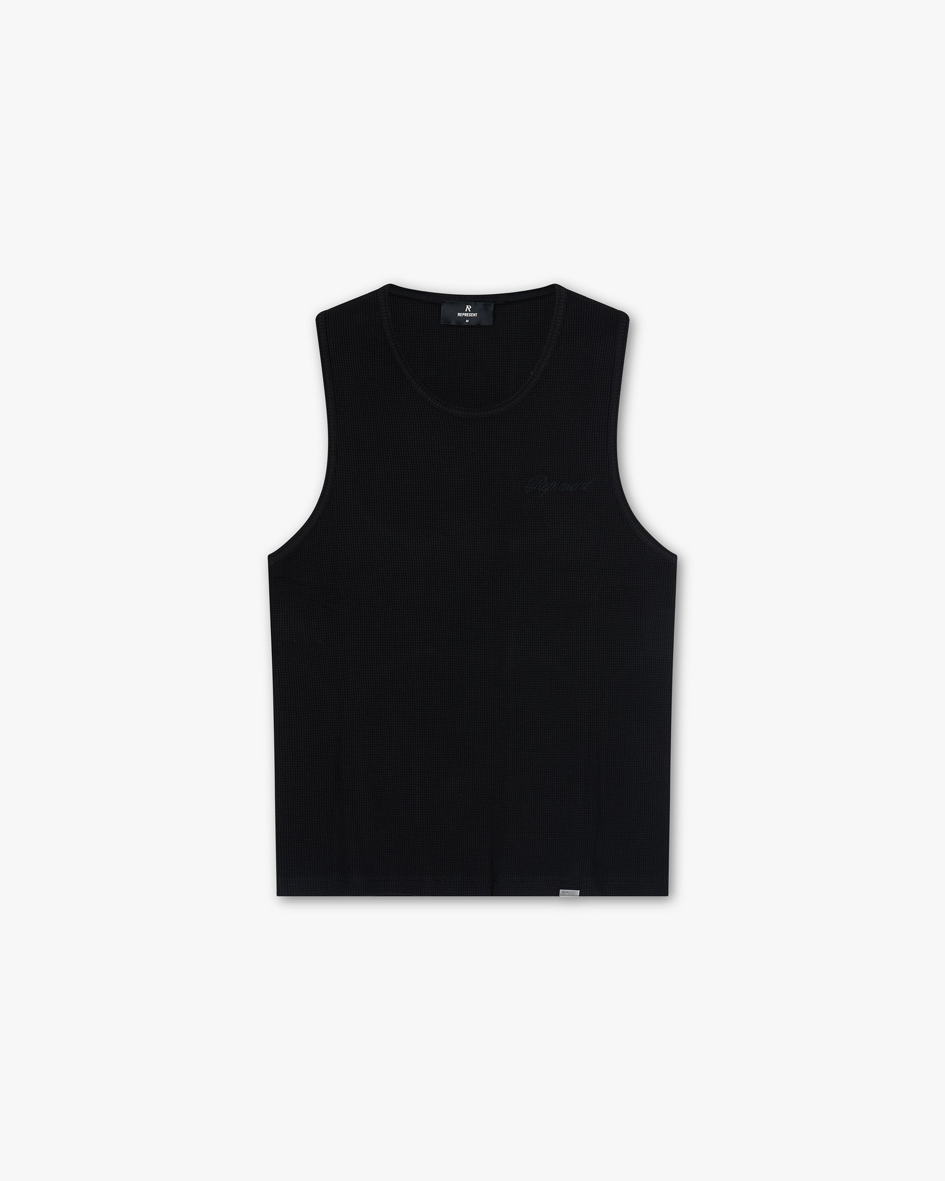 Waffle Vest - Schwarz