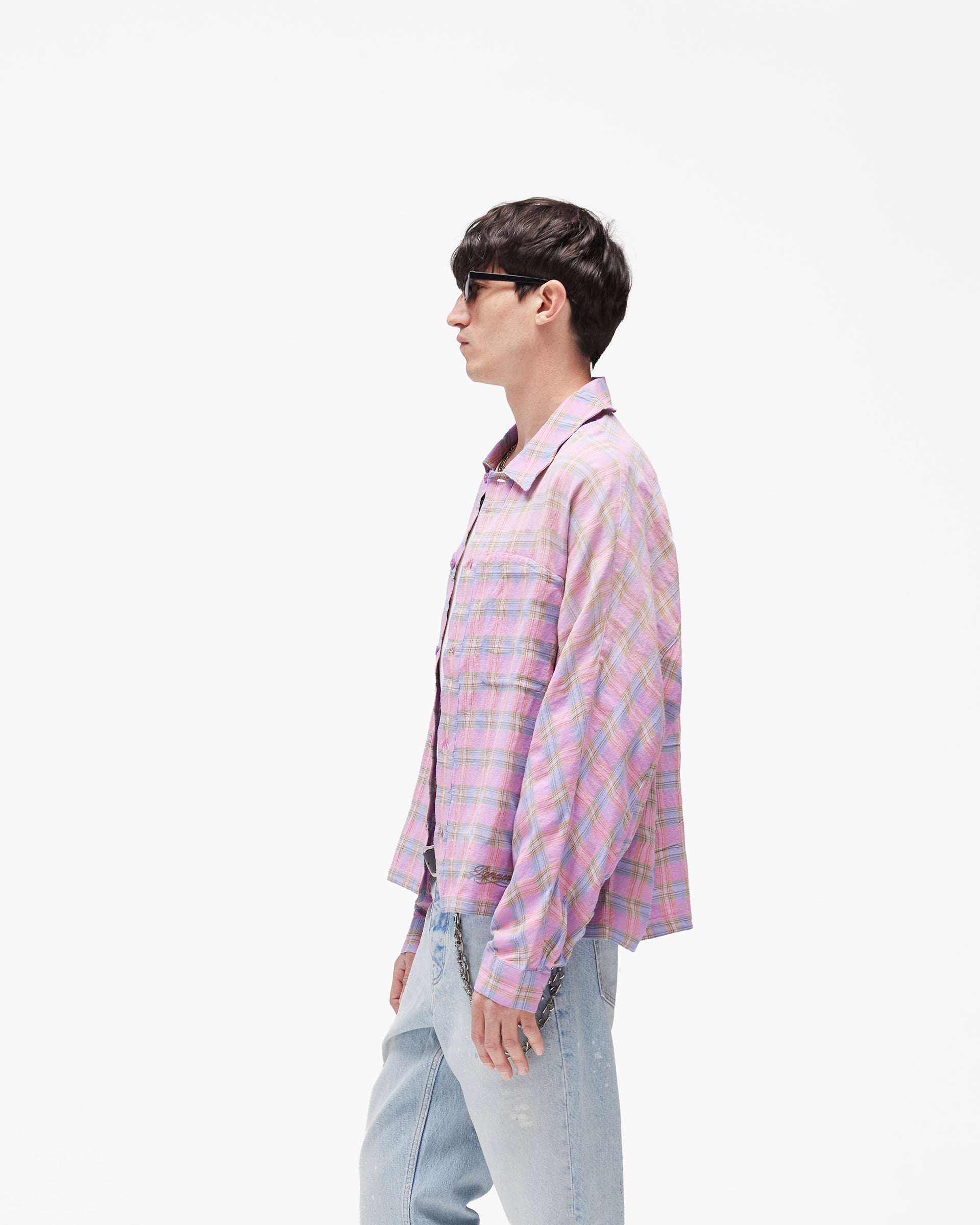Santa Monica Flannel Shirt - Blush