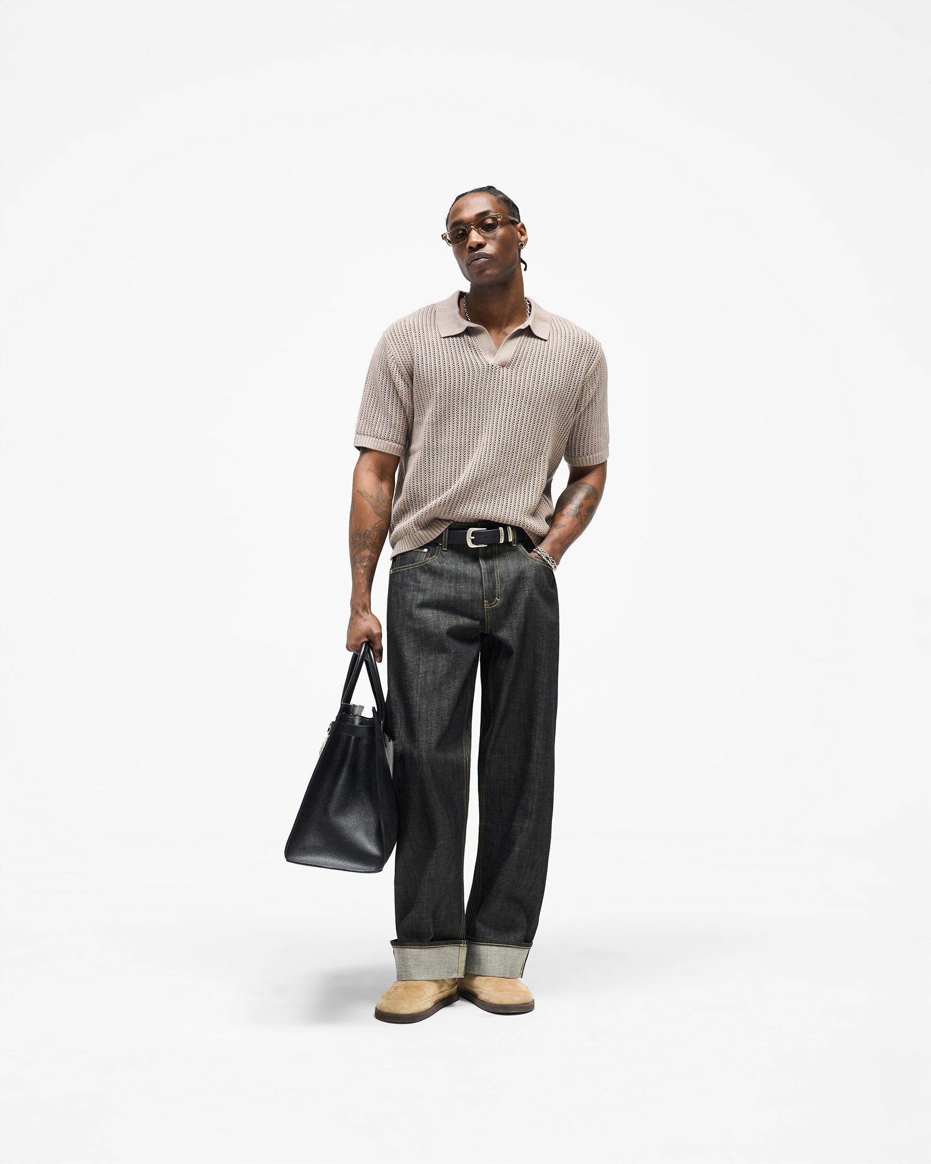 Beverly Knit Polo - Vintage Khaki
