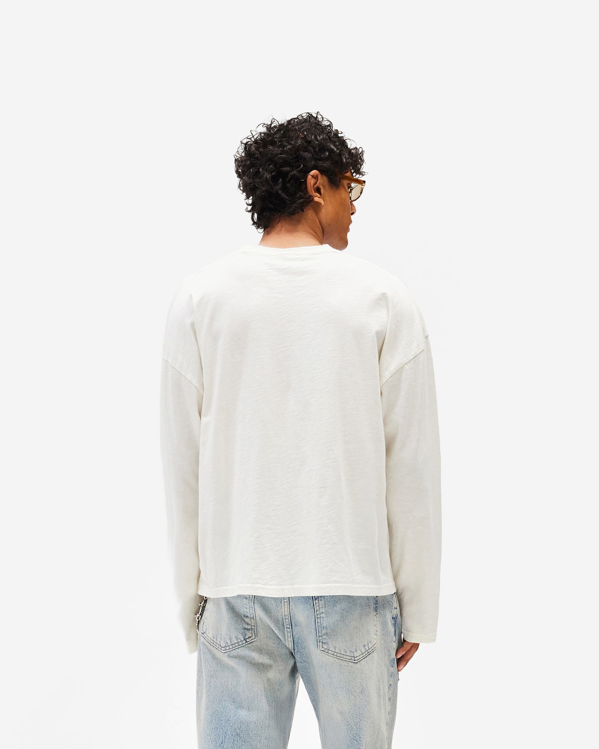 Represent Owners Club Long Sleeve T-Shirt - Chalk