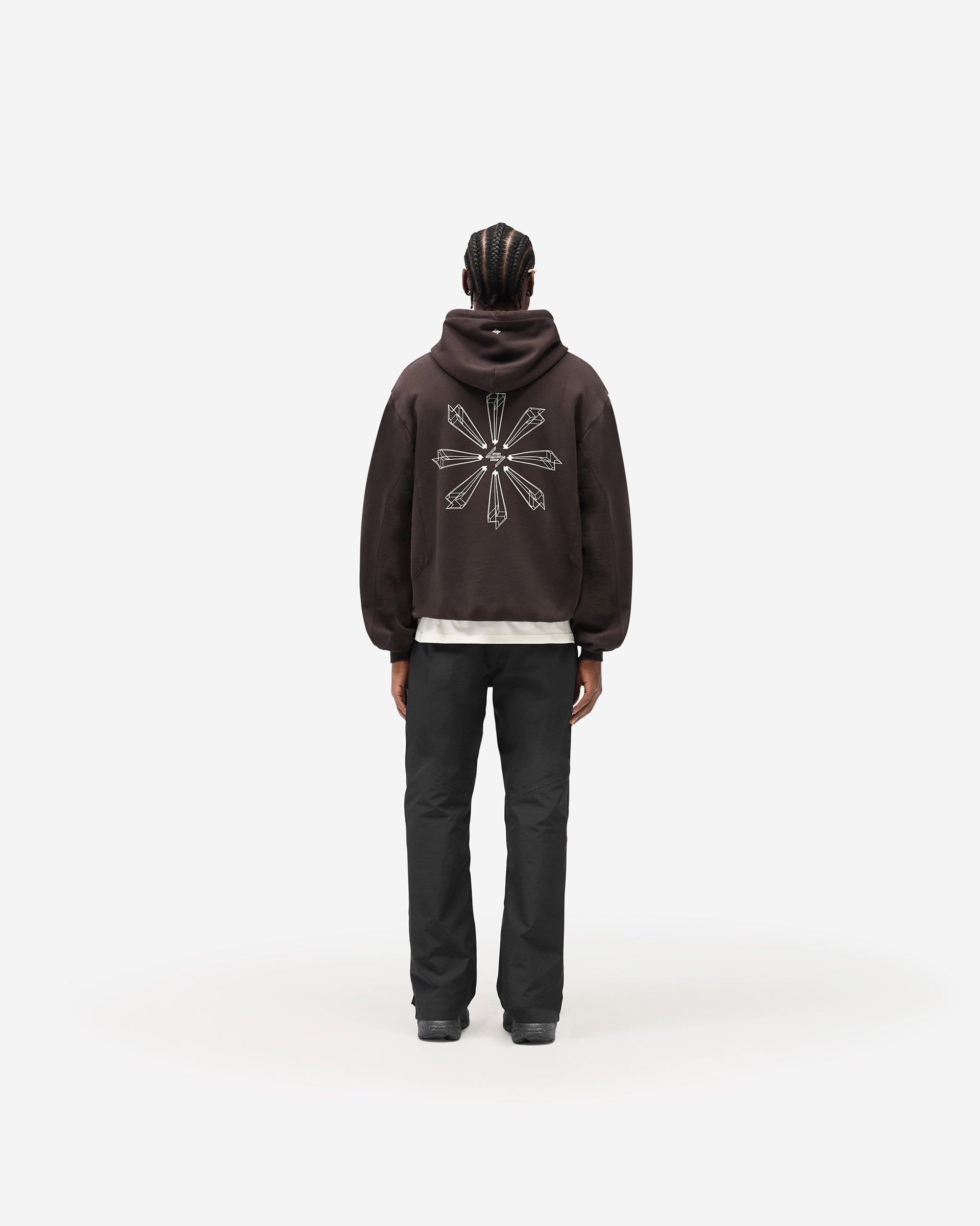247 Uprising Oversized Hoodie - Chocolate