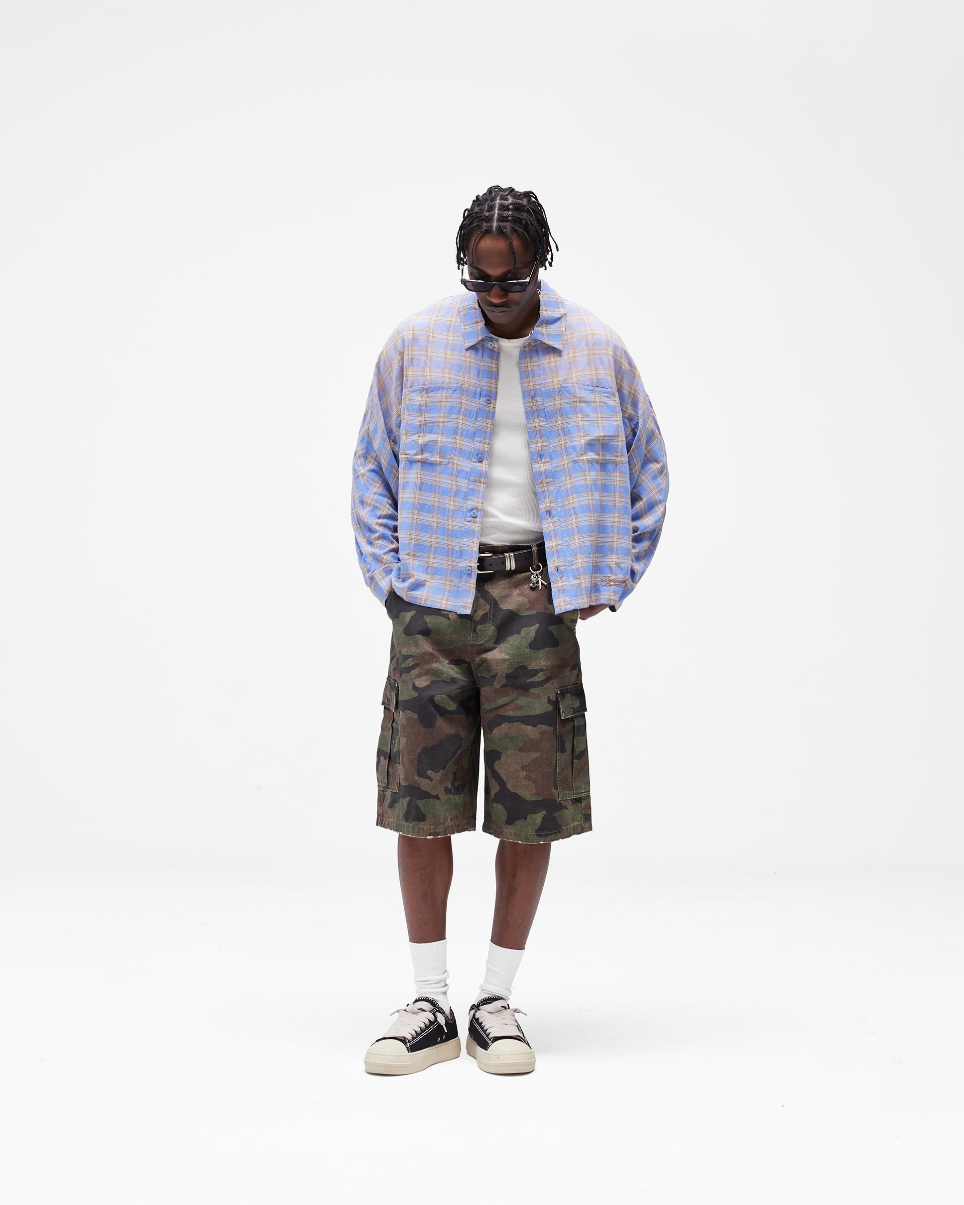 Santa Monica Flannel Shirt - Drift Blue