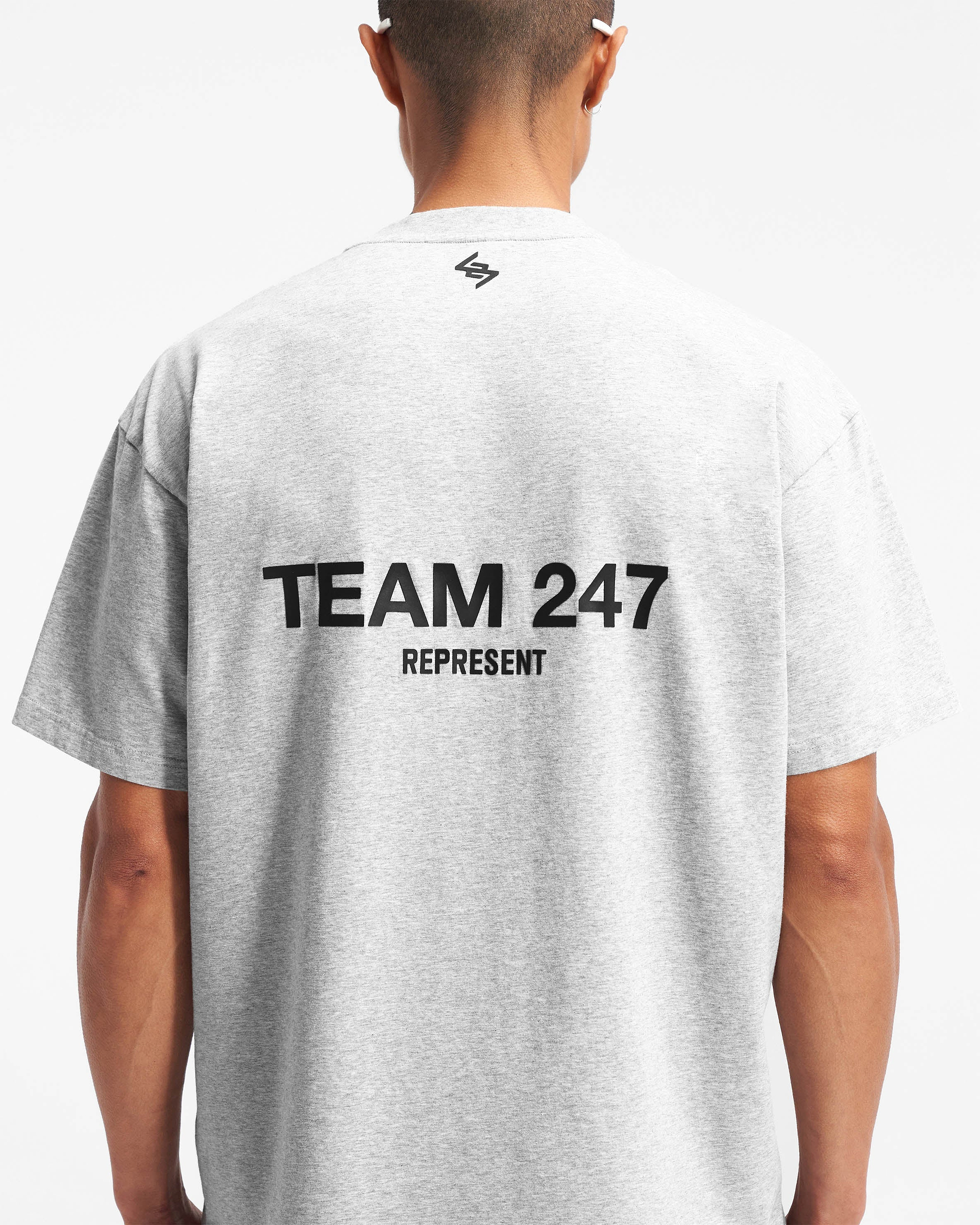 Team 247 Oversized T-Shirt - Grey Marl