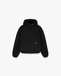 Sweat à capuche surdimensionné en polaire