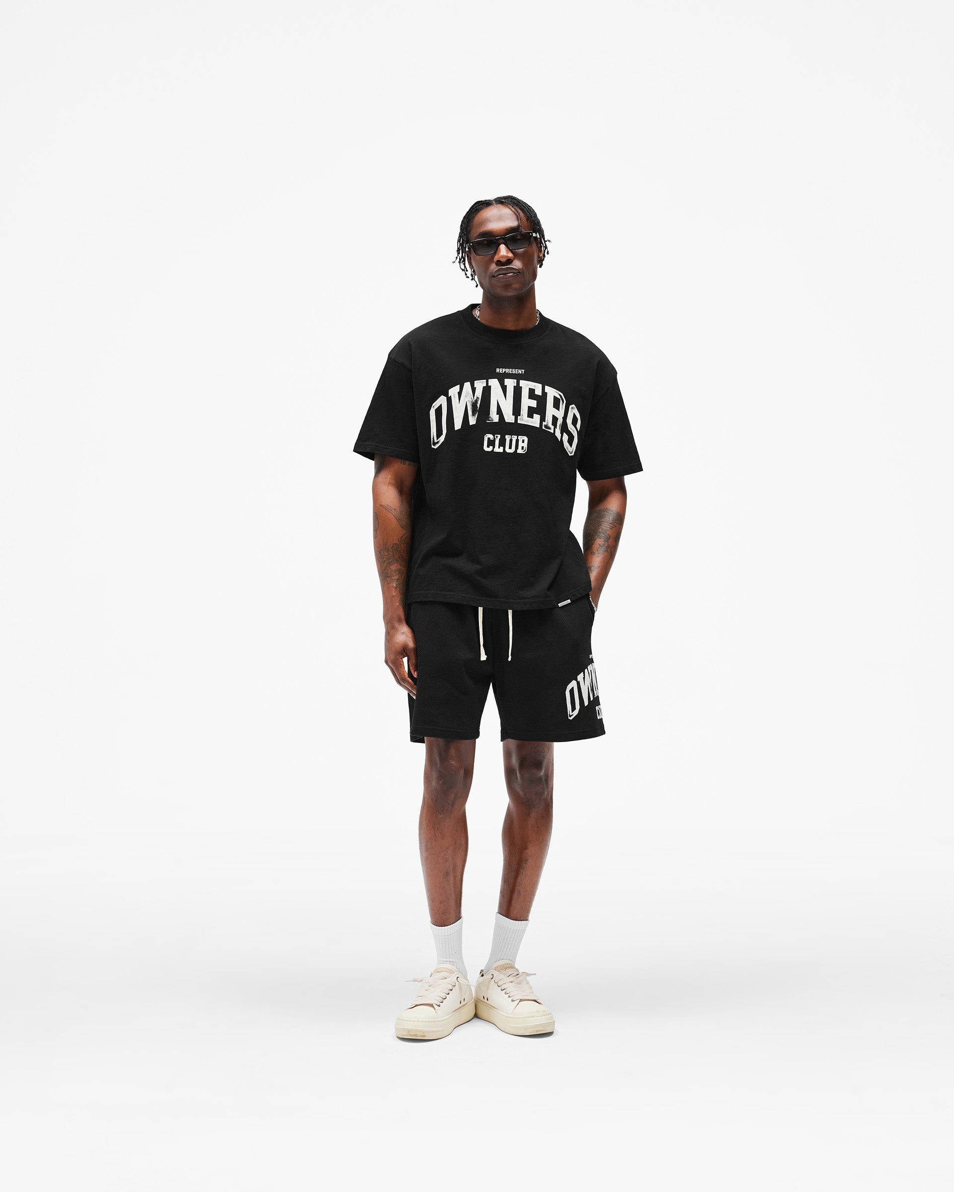 Represent Owners Club Mesh Short - Jet Black