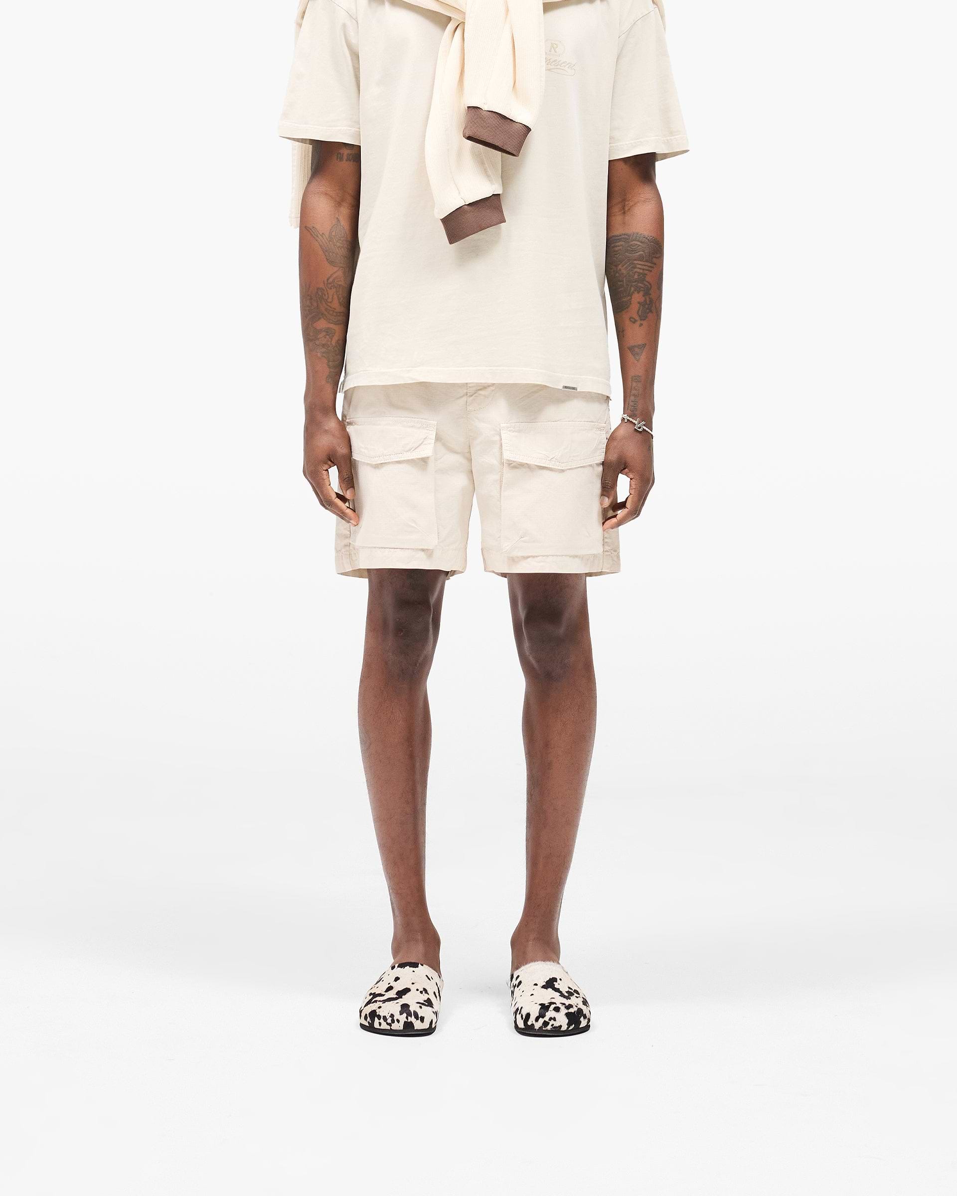 Front Pocket Cargo Short - Champagner