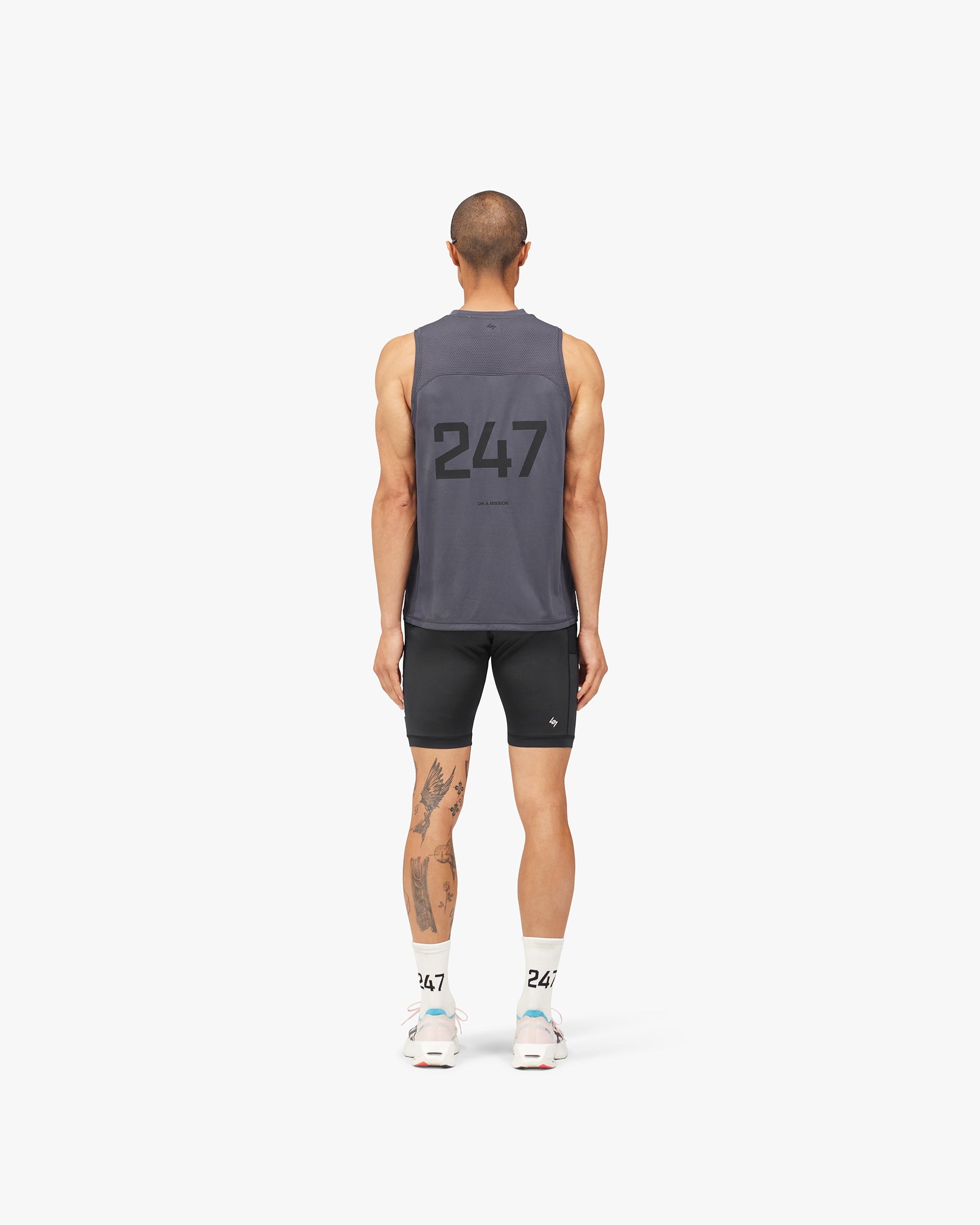 247 Numbers Vest - Graphene