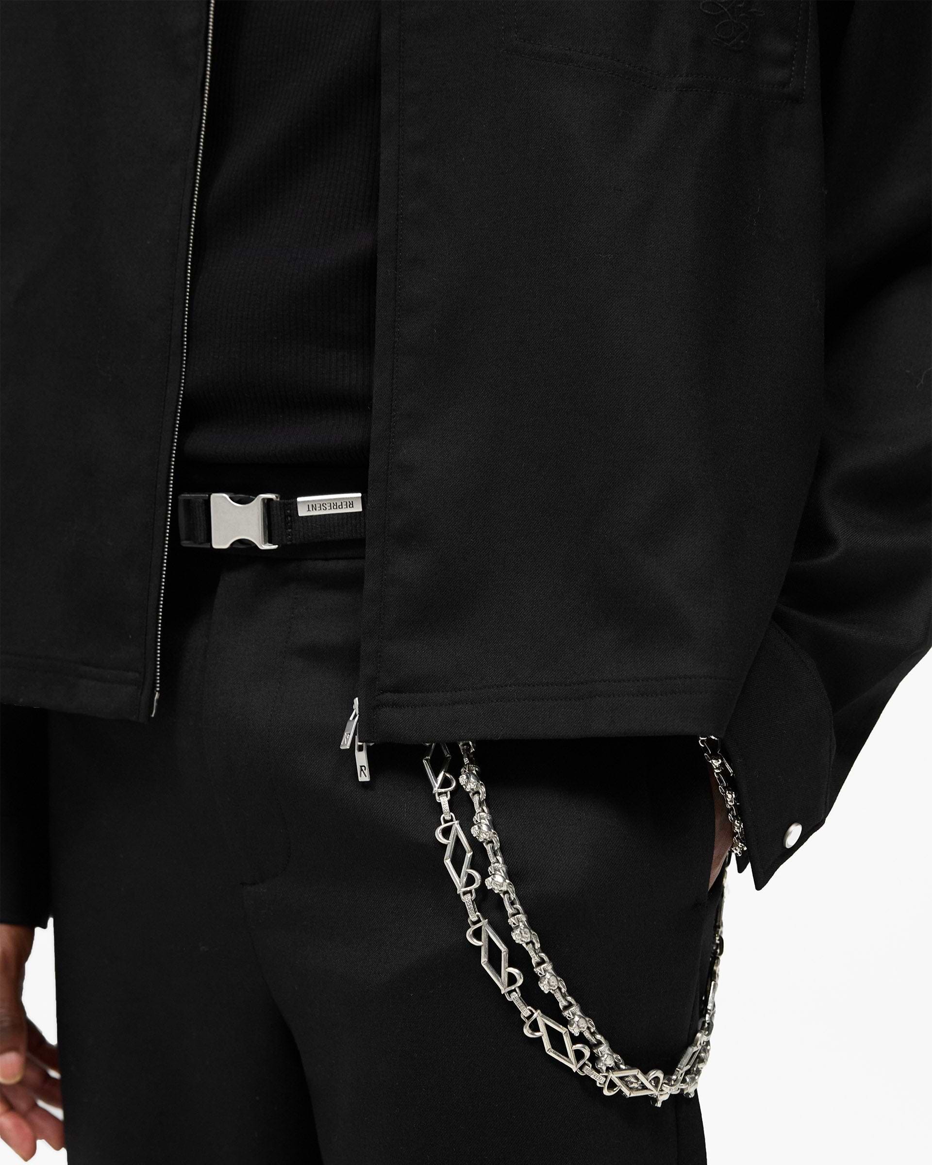 Initial Trouser Chain - Silver
