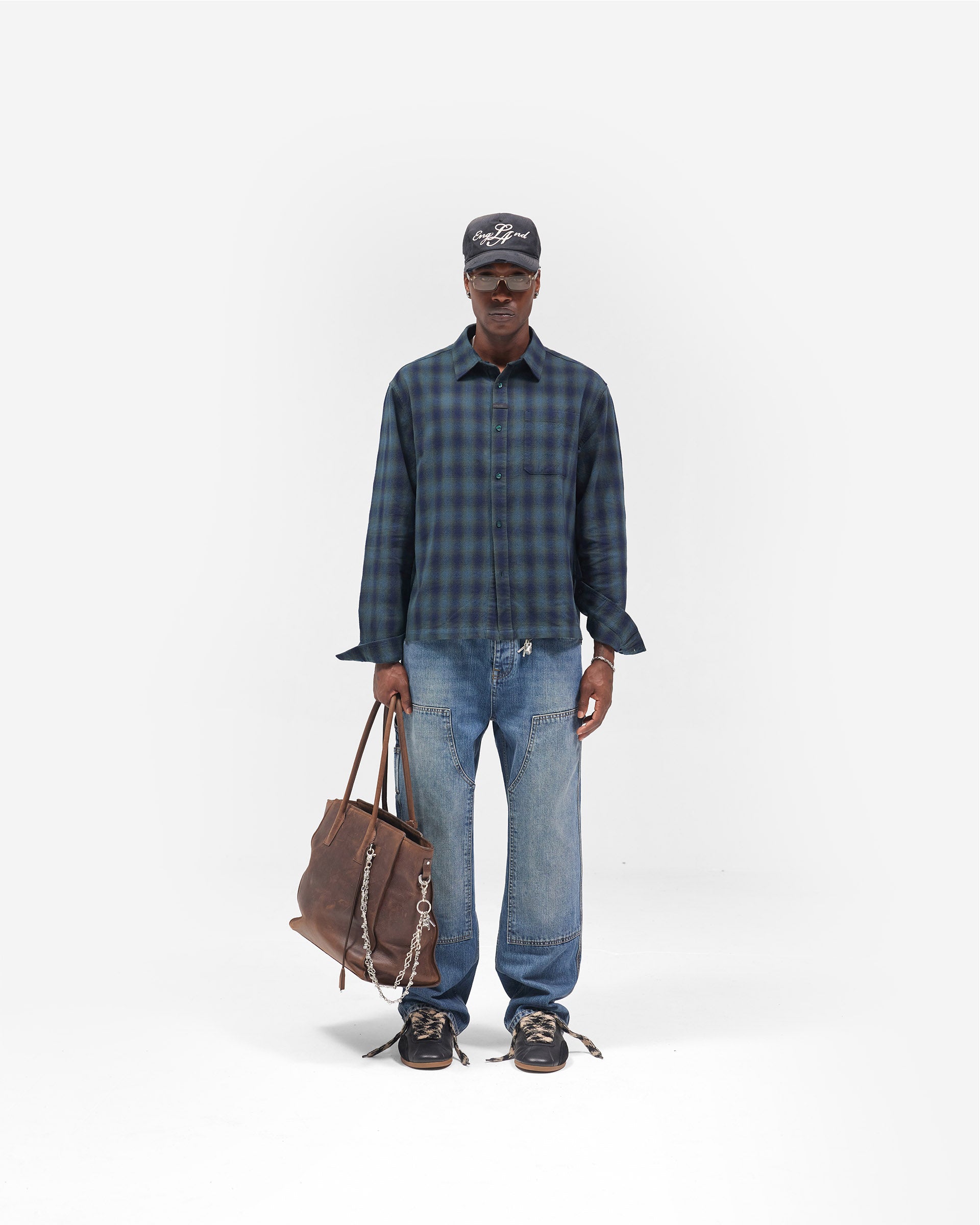 R2 Carpenter Panel Denim - Rinse Blue