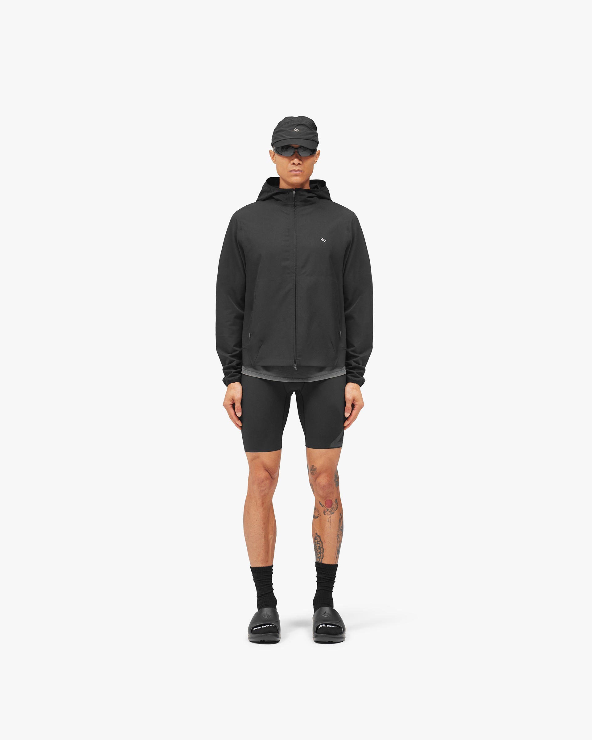 247 Hybrid Running Shell - Jet Black