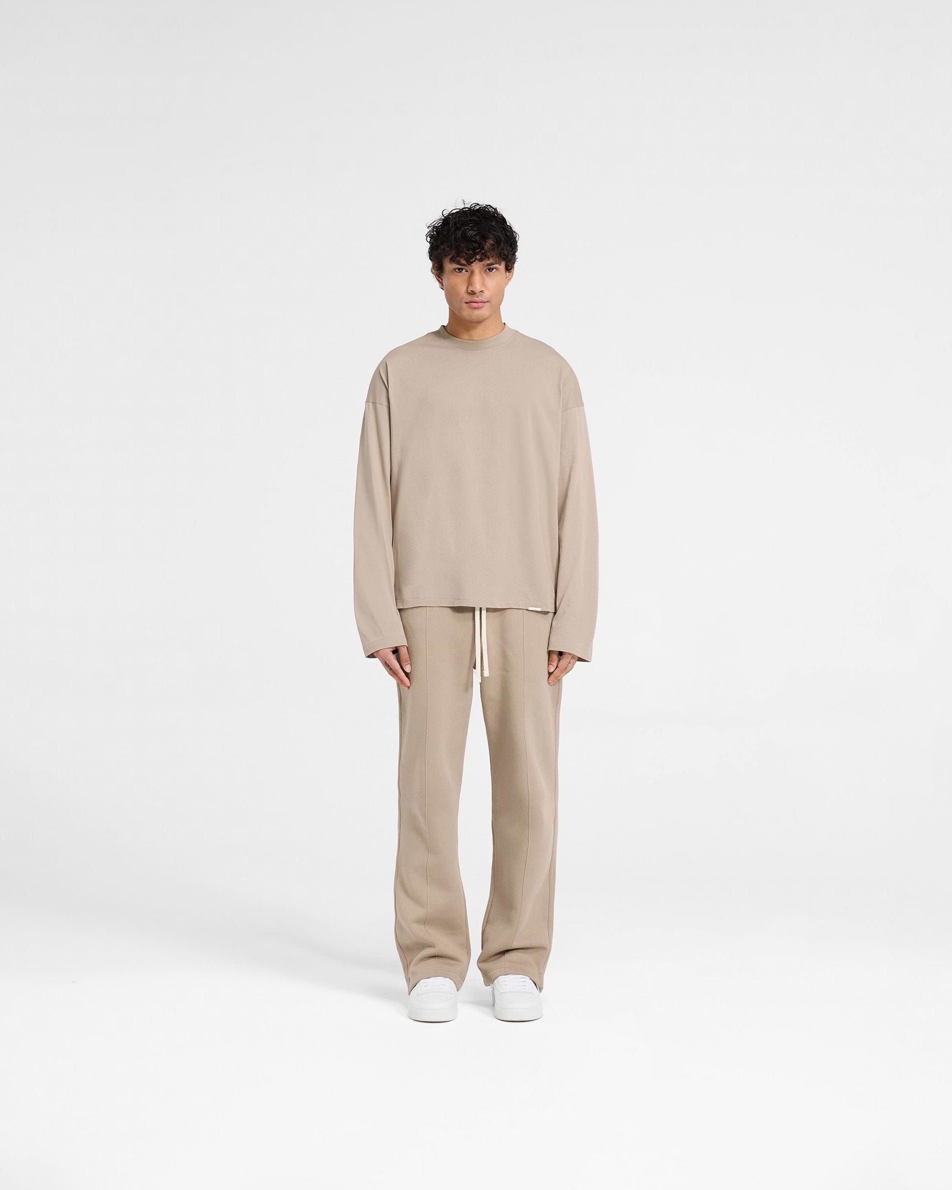 Initial Long Sleeve Open Cuff T-Shirt - Duna