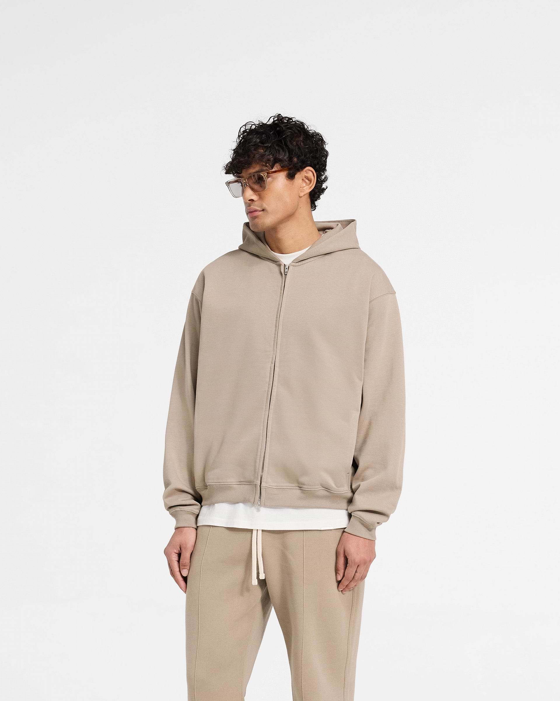 Initial Zip Hoodie - Duna
