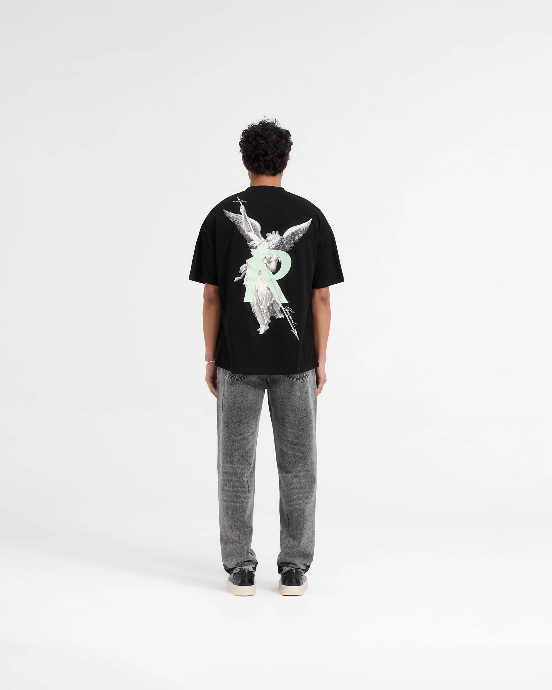 Archangel Initial T-Shirt - Tiefschwarz