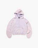 Initial Boxy Zip Through Hoodie