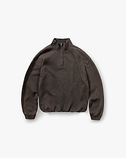 Initial Funnel Neck Quarter Zip Sweatshirt