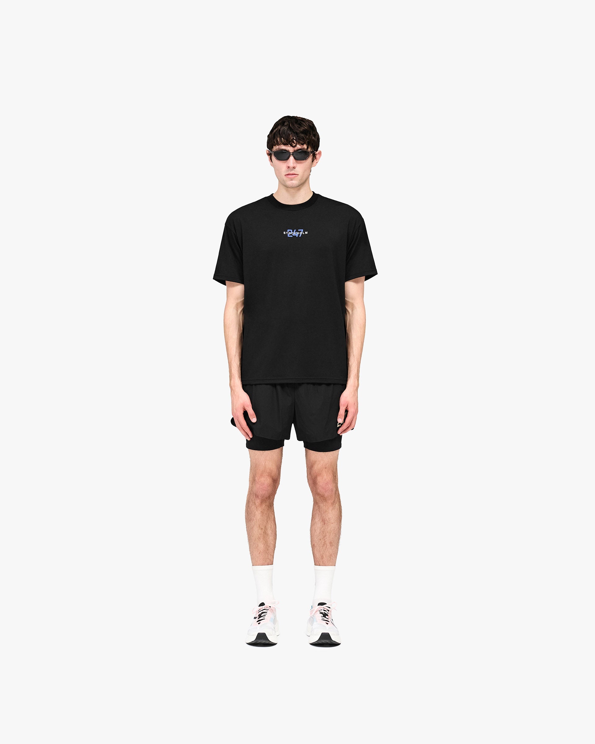247 Stockholm Oversized T-Shirt - Jet Black