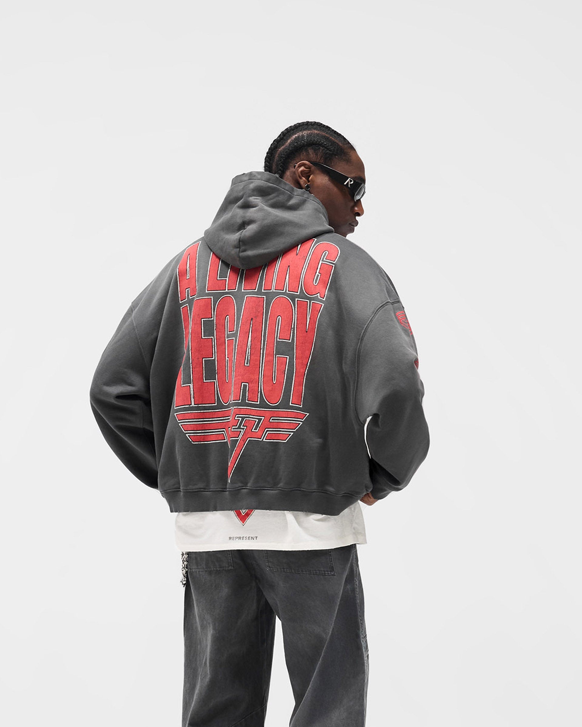 Reversible Living Legacy Tour Hoodie - Sun Fade Grey