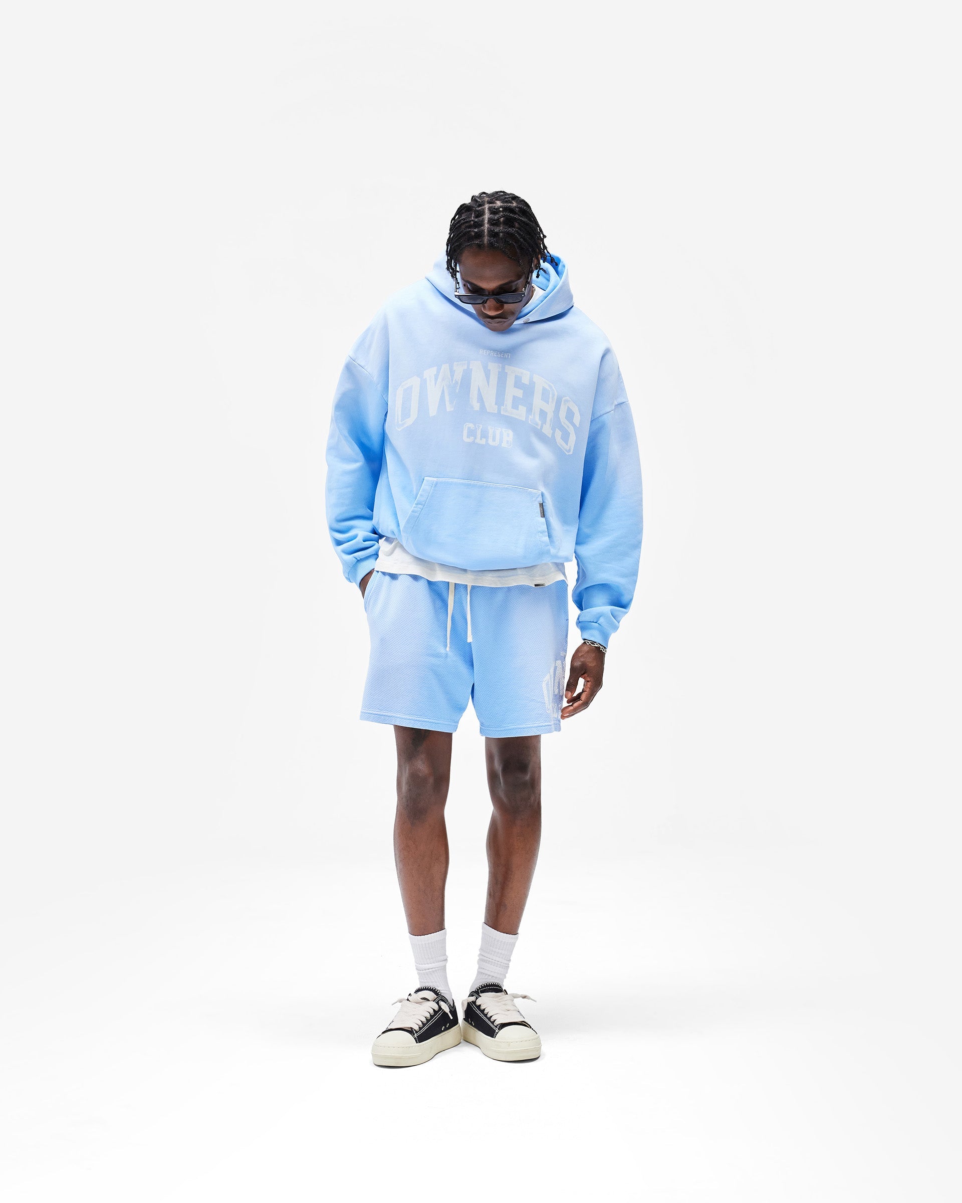 Represent Owners Club Hoodie - Sky Blue